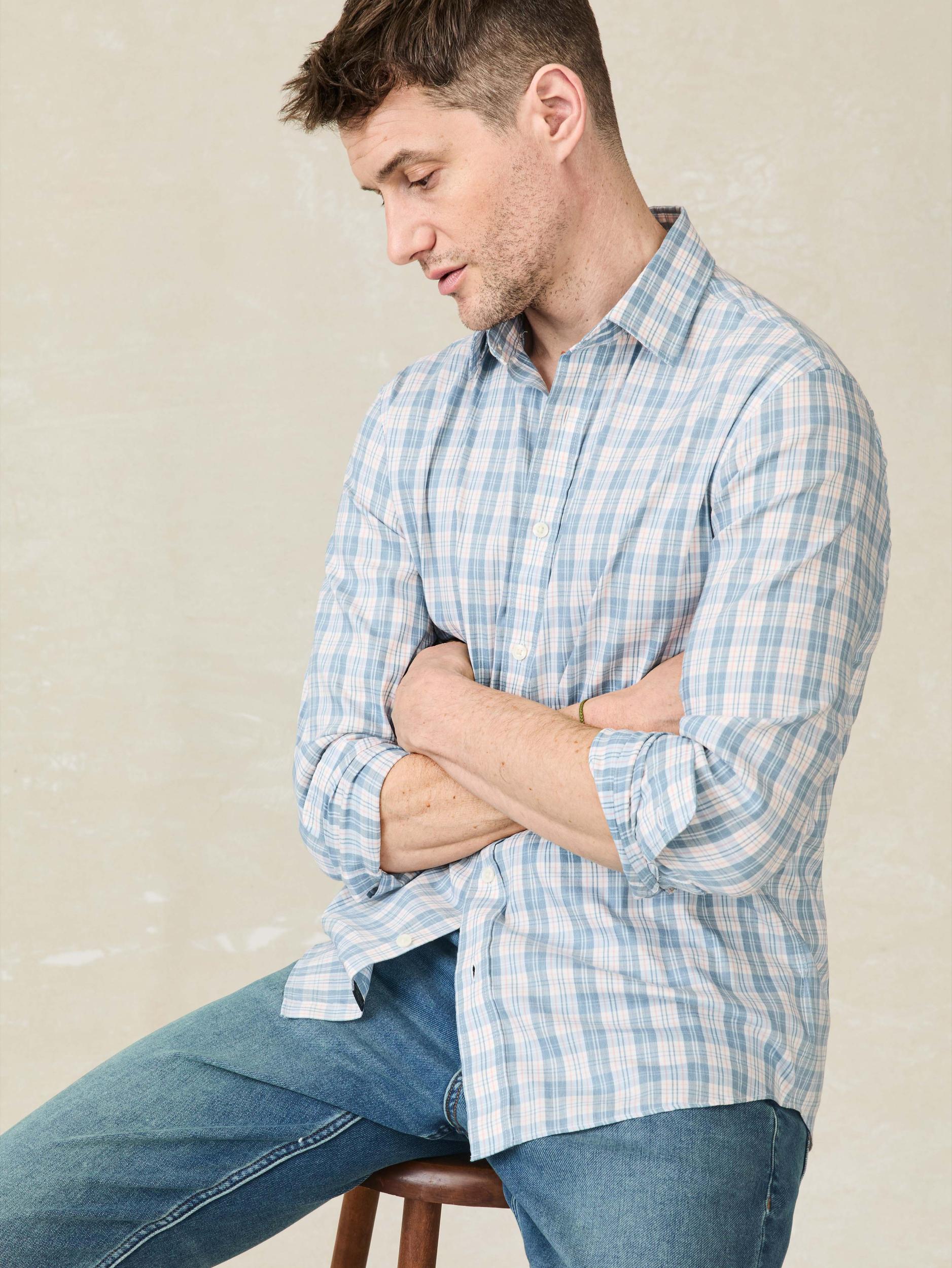 Movement™ Shirt - Cloud Lake Plaid Male Product Image