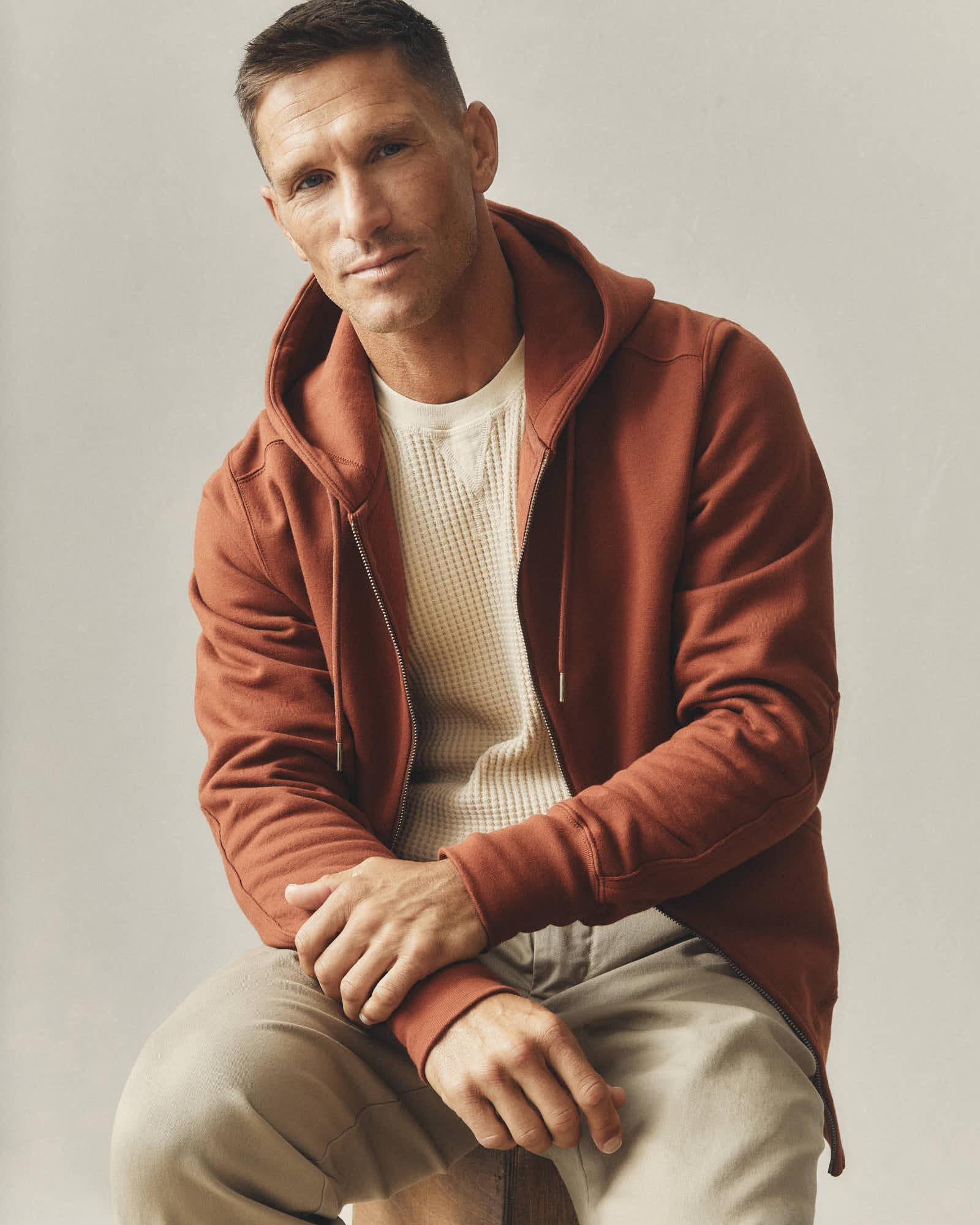 Men's Classic Full Zip - Smoked Paprika Product Image