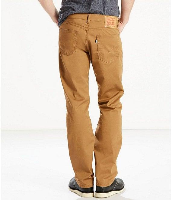 Levi's® 505™ Straight-Fit Stretch Slub Twill Jeans Product Image