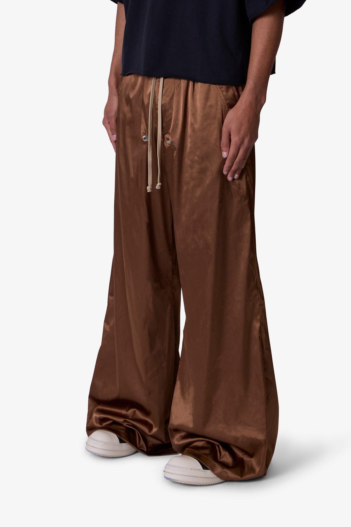Cupro Rave Pants - Brown Product Image