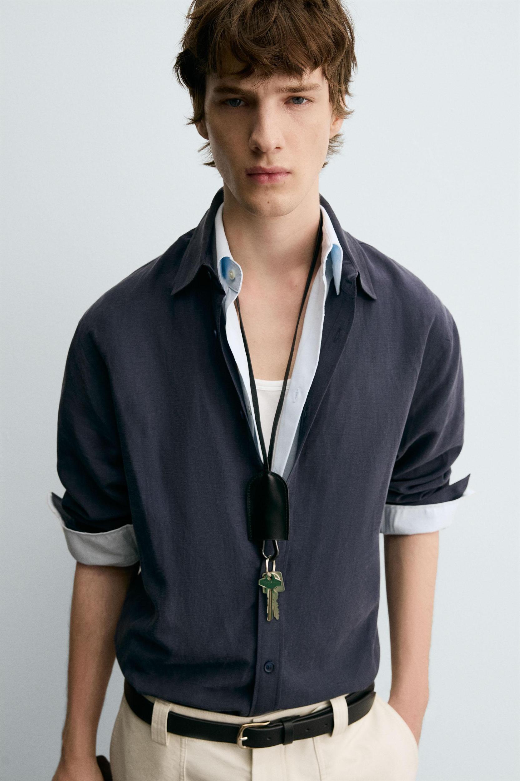 RELAXED FIT FLOWY SHIRT Product Image