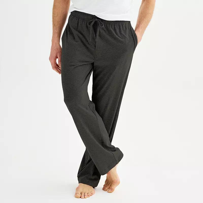 Men's Sonoma Goods For Life® Knit Pajama Pants, Size: Small, Dark Silver Product Image