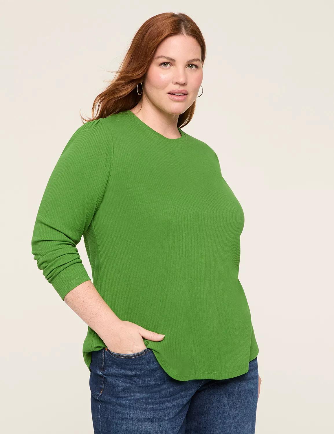 Long Puff-Sleeve Tee Product Image