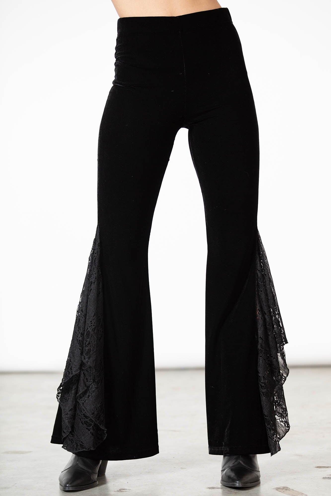Mahina Velvet Bell Bottoms - Resurrect Female Product Image