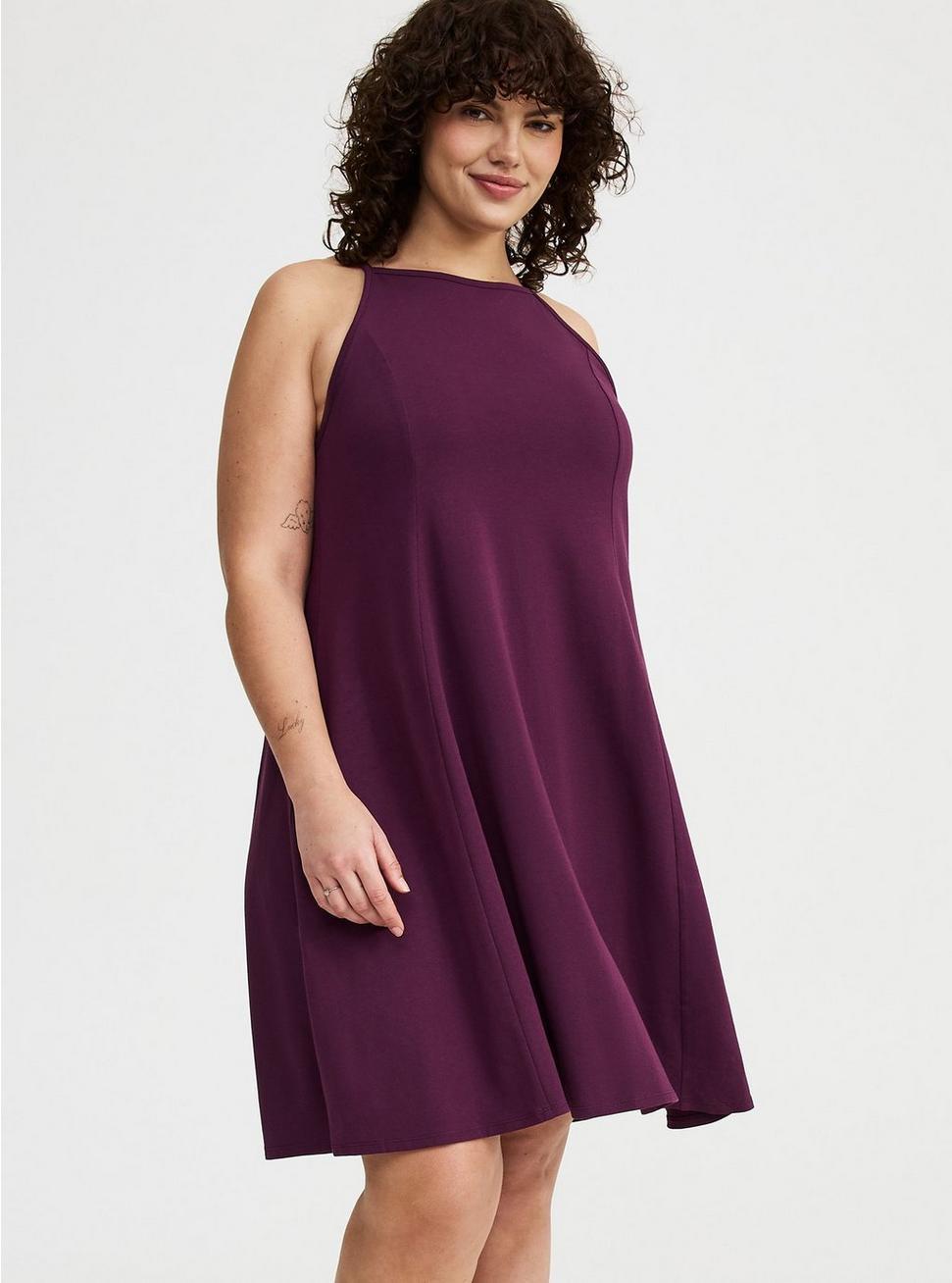 Goddess Trapeze Mini Dress Product Image