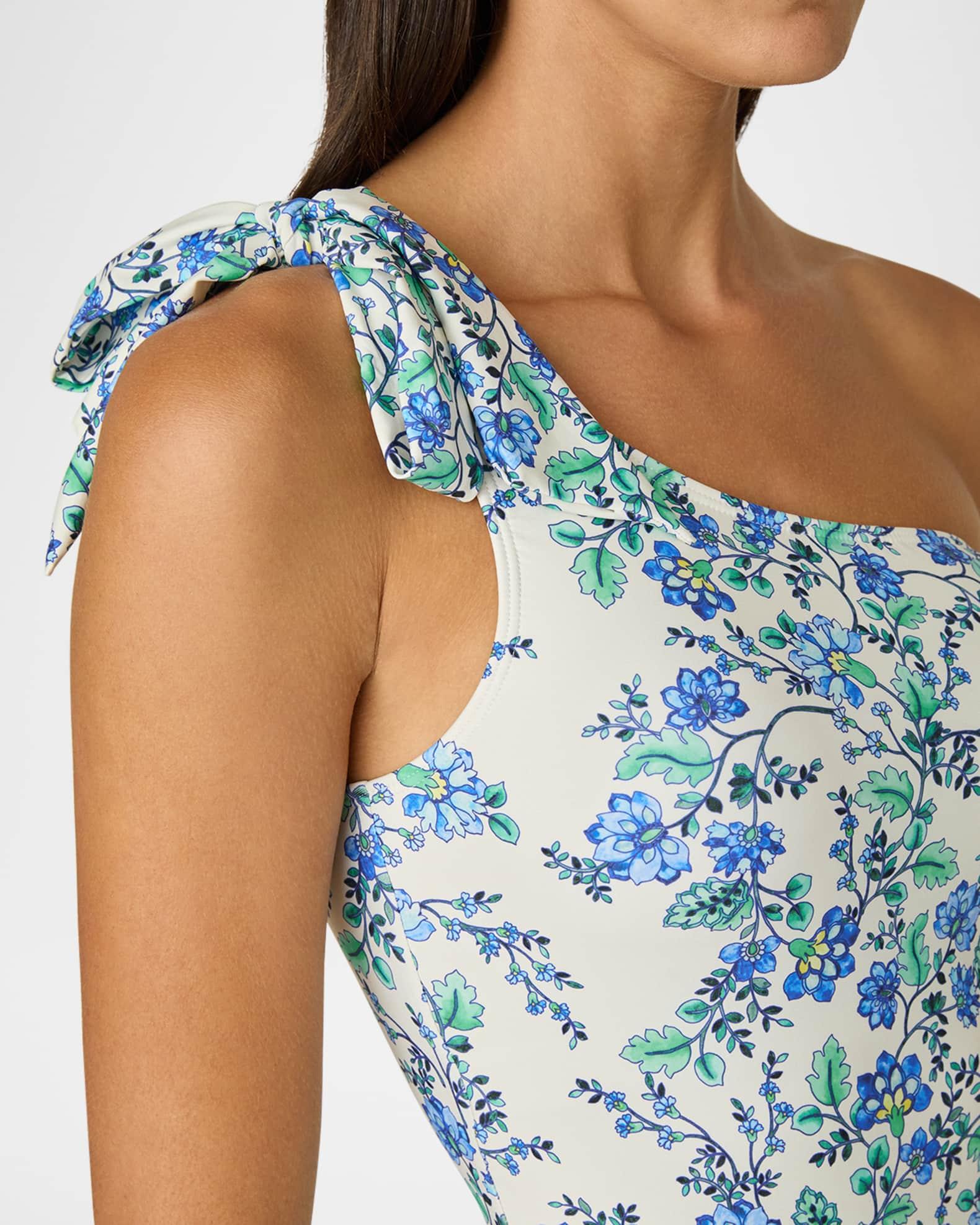 Tie Asymmetric One-Piece Swimsuit Product Image