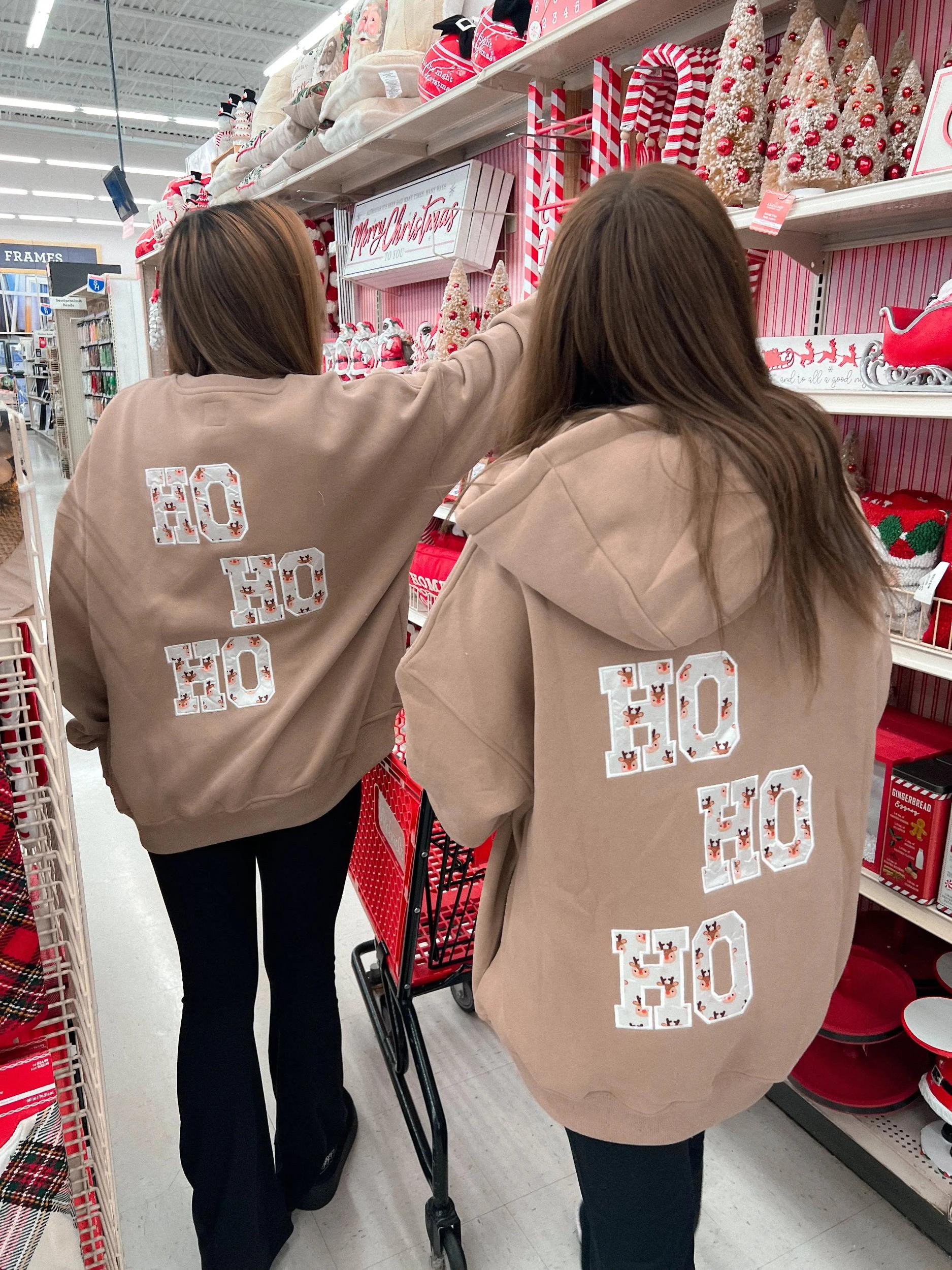 Cappuccino Reindeer Sweatshirt Product Image