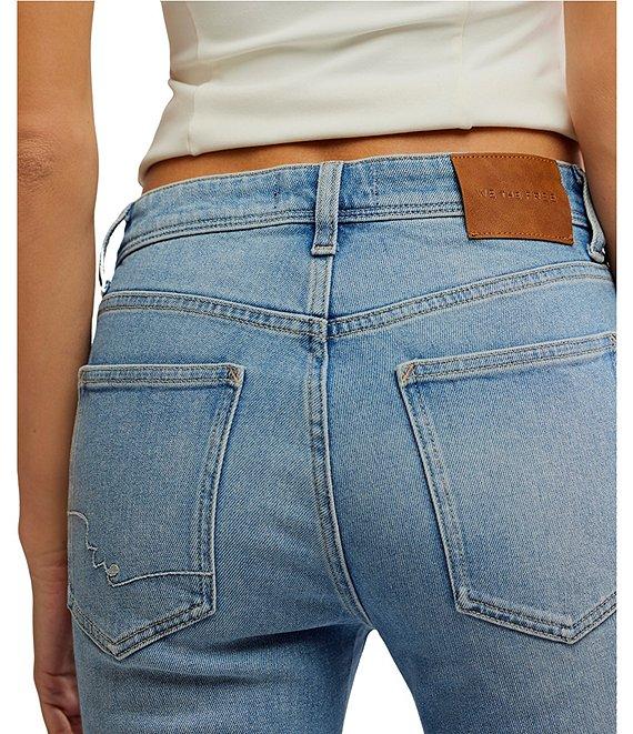 Free People We The Free Love Bomb Mid-Rise Flare Jeans Product Image