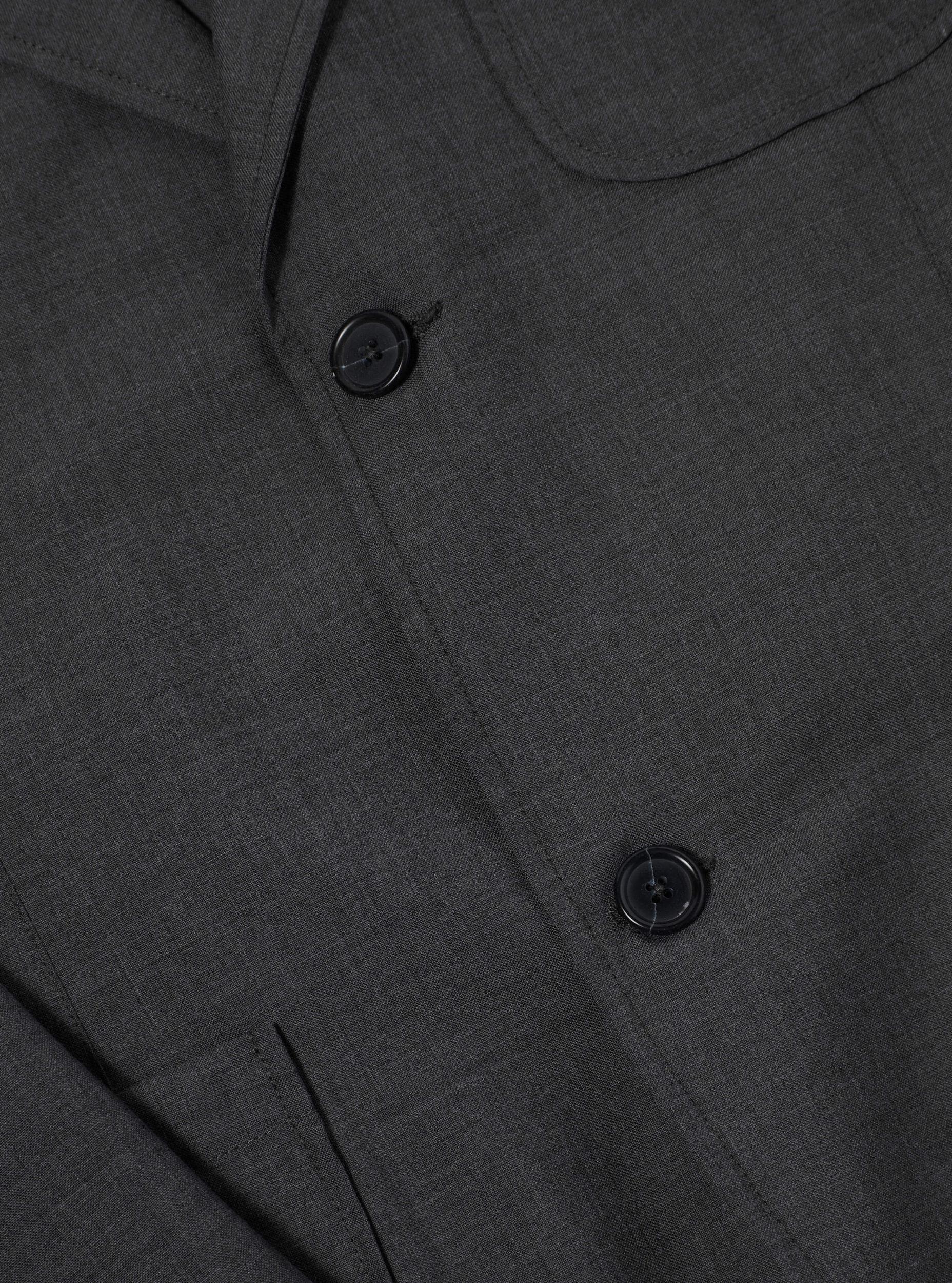 Grey Marl Tropical Suiting Two Button Jacket Product Image