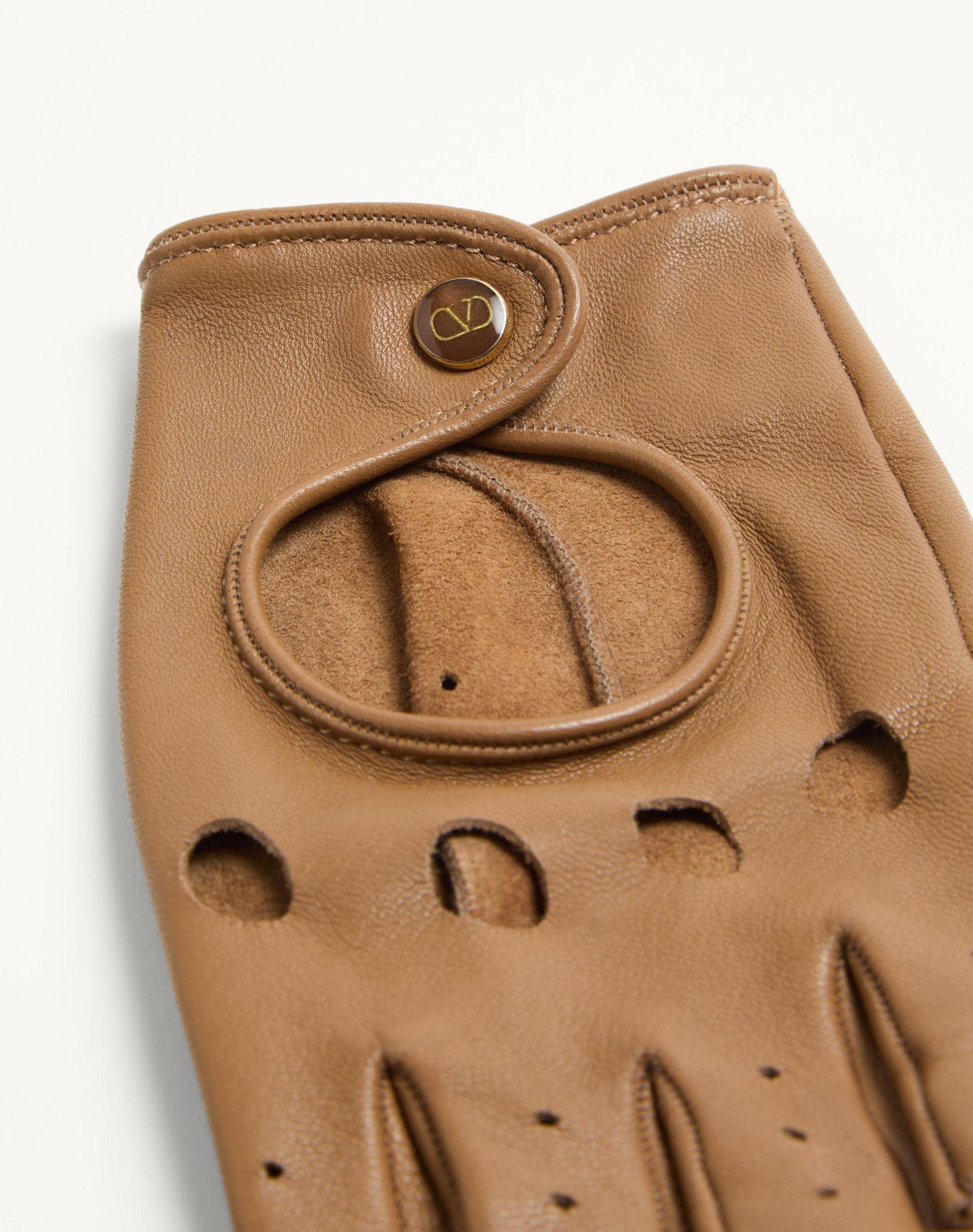 Vlogo Signature Nappa Fingerless Gloves  Product Image