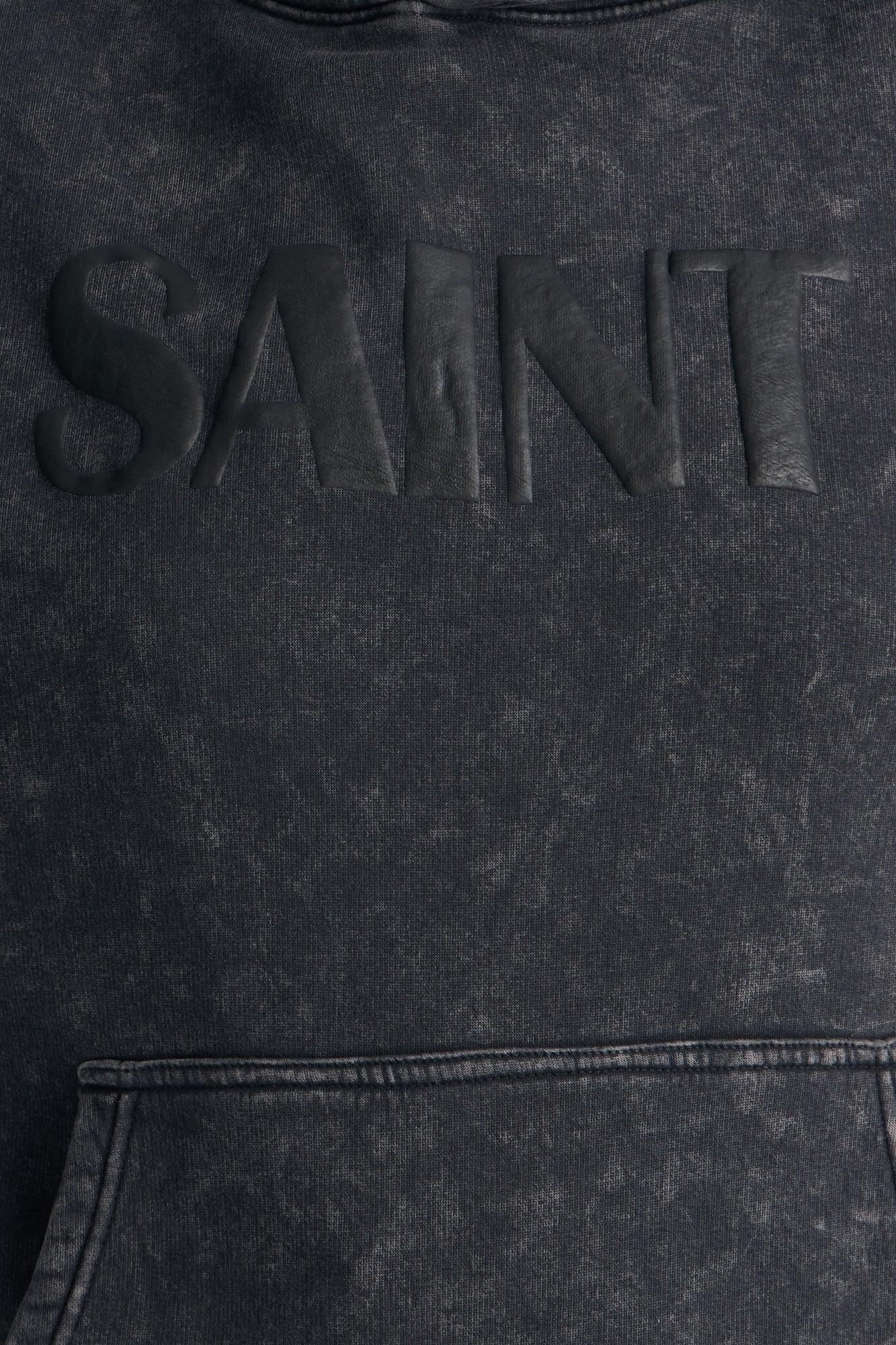 Saint Washed Fleece Hoodie Jogger Pant Set - Charcoal Female Product Image