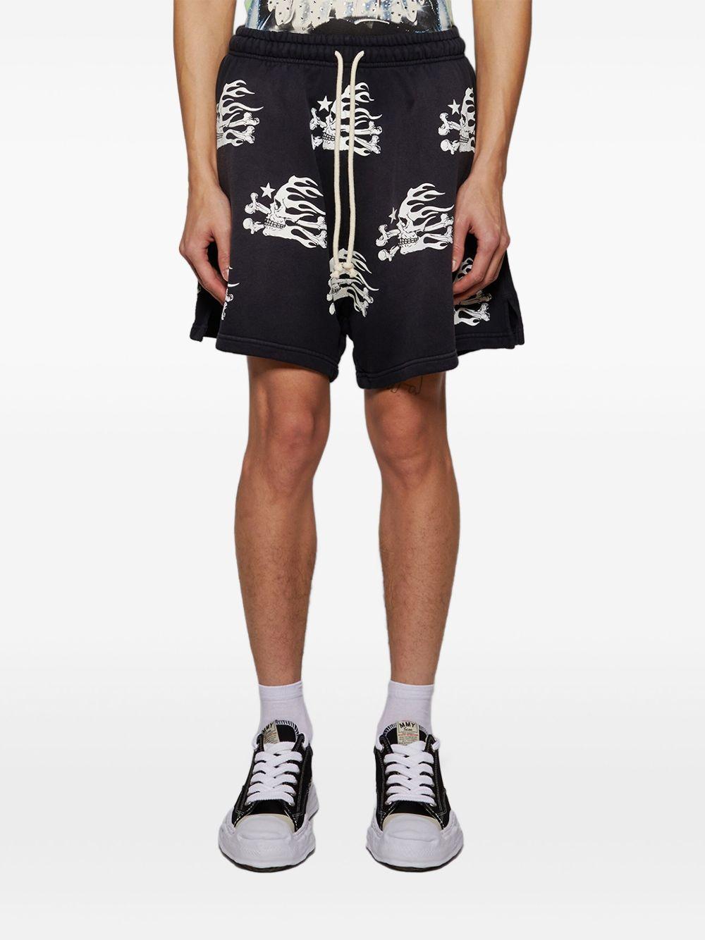skull-print shorts  Product Image
