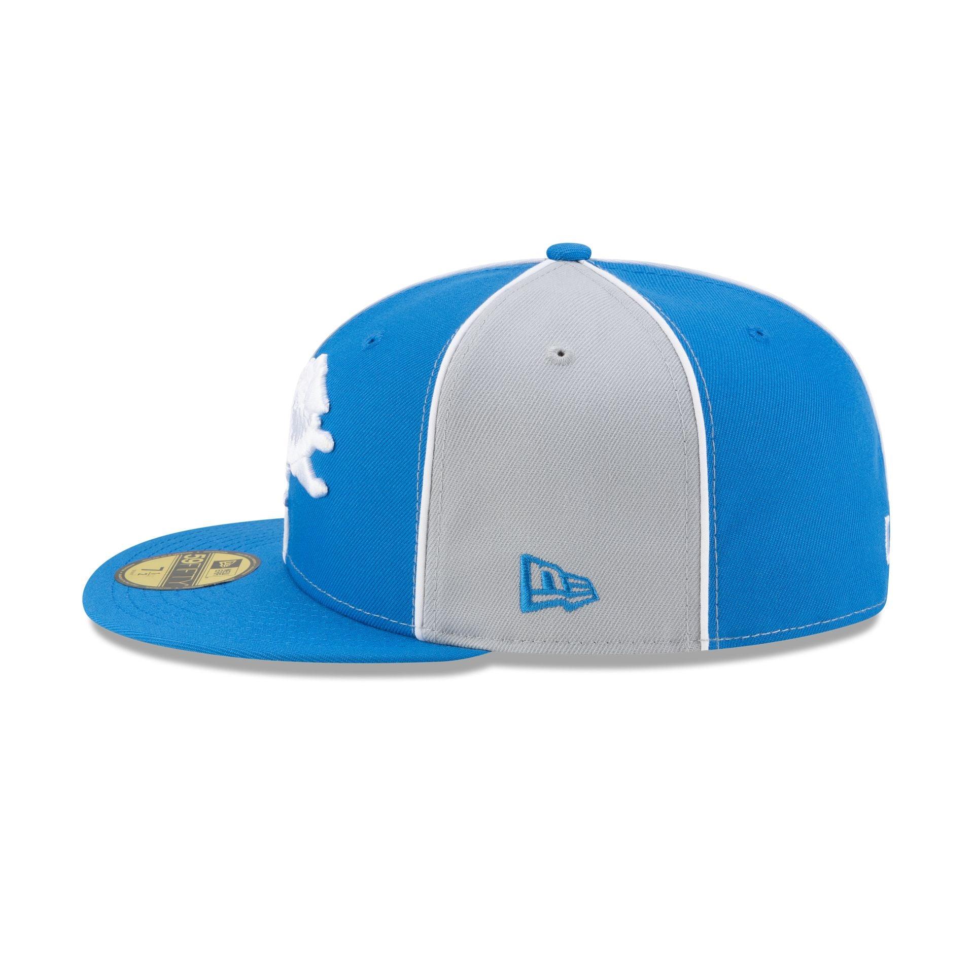 Detroit Lions Two-Tone Pinwheel 59FIFTY Fitted Hat Male Product Image