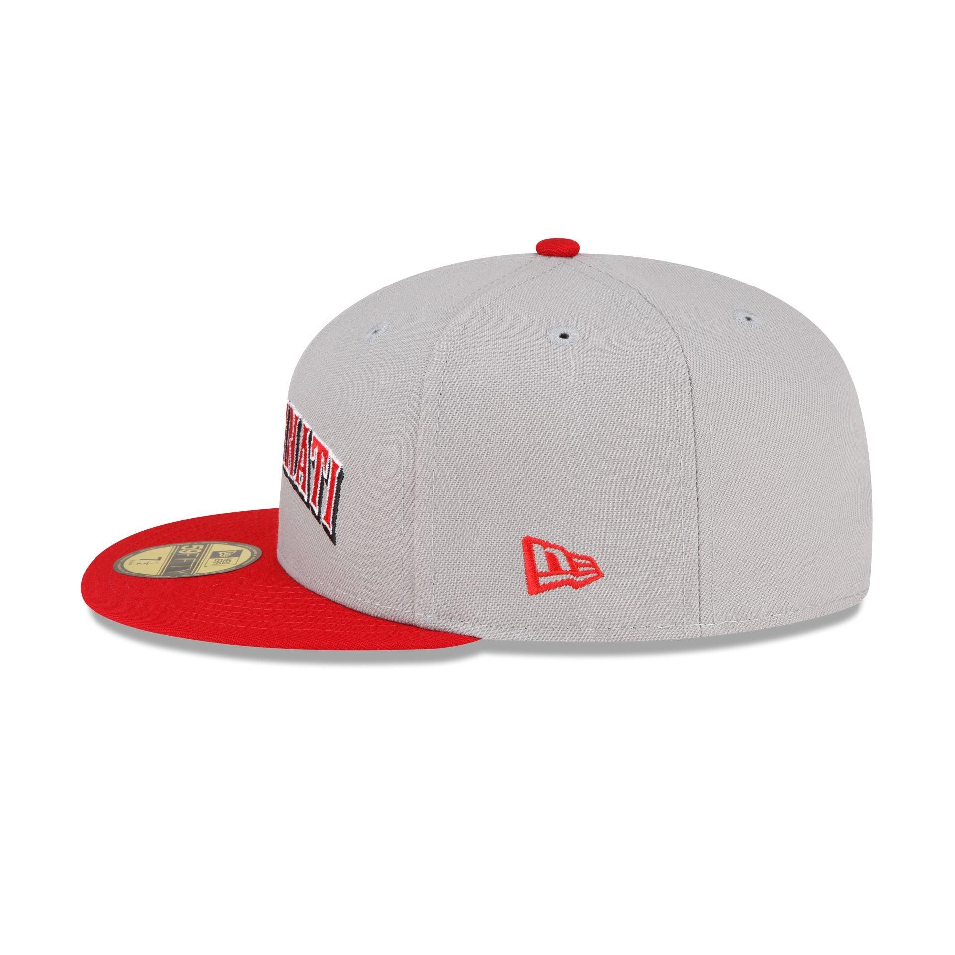 Cincinnati Reds Away 59FIFTY Fitted Hat Male Product Image