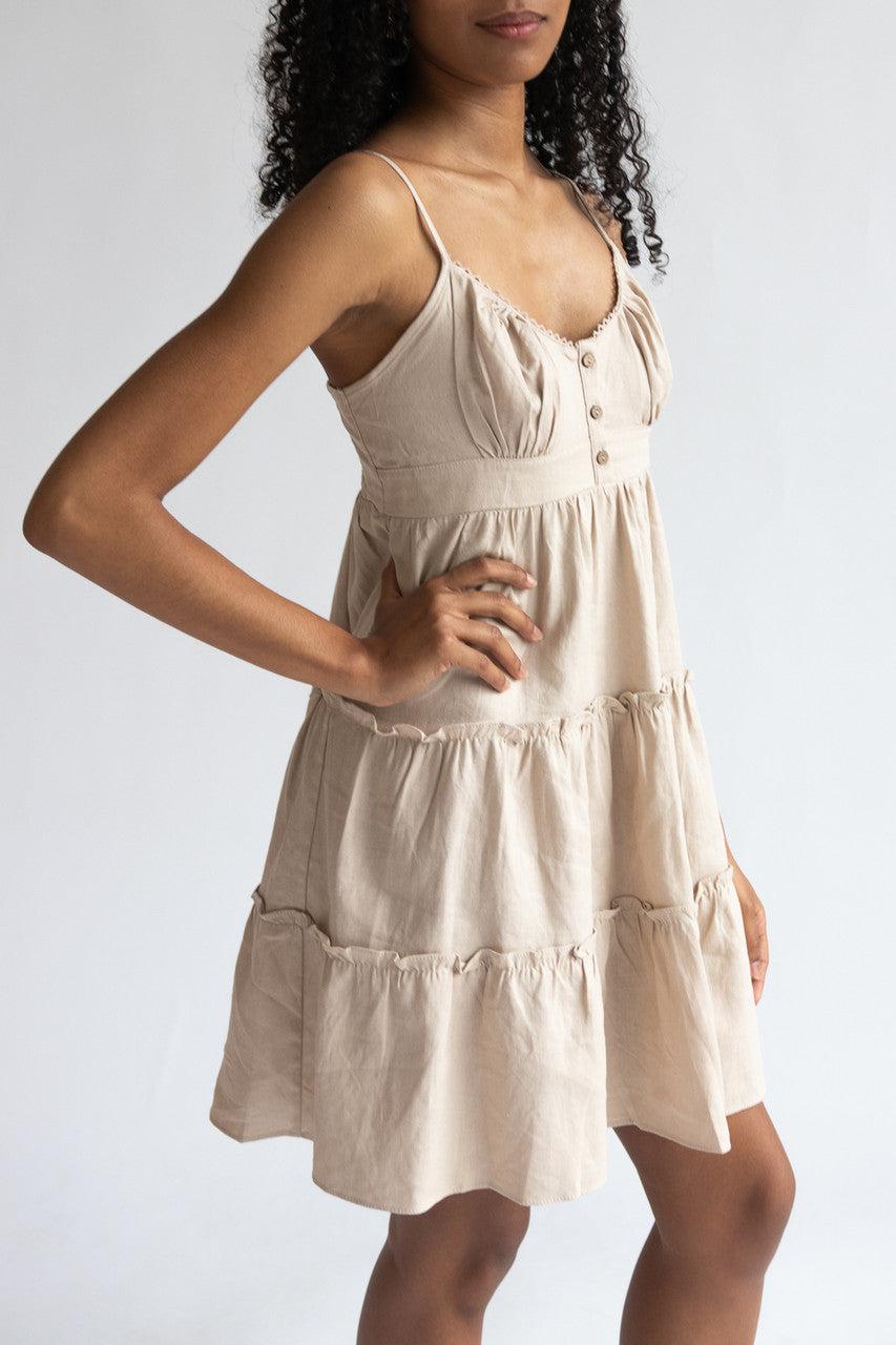 Tiered Linen Sundress Product Image