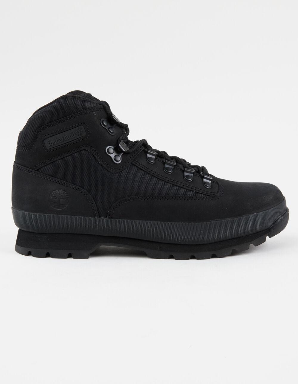 TIMBERLAND Euro Hiker Mens Mid Lace-Up Boots - BLACK Product Image