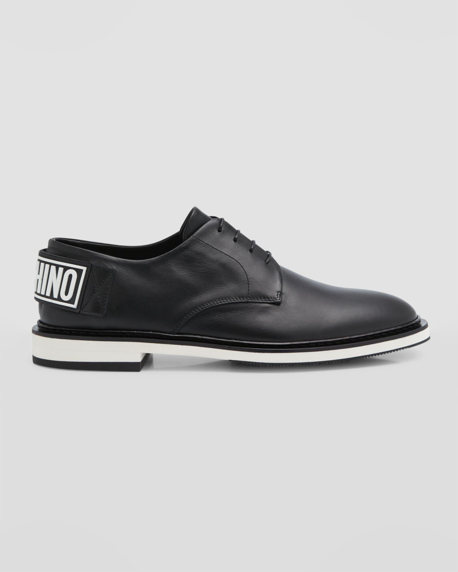 Men's Maxi-Logo Leather Derby Shoes Product Image