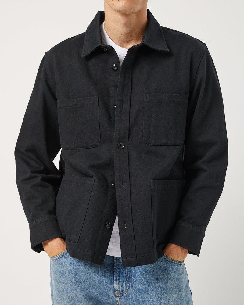 Misha Overshirt - Navy Product Image
