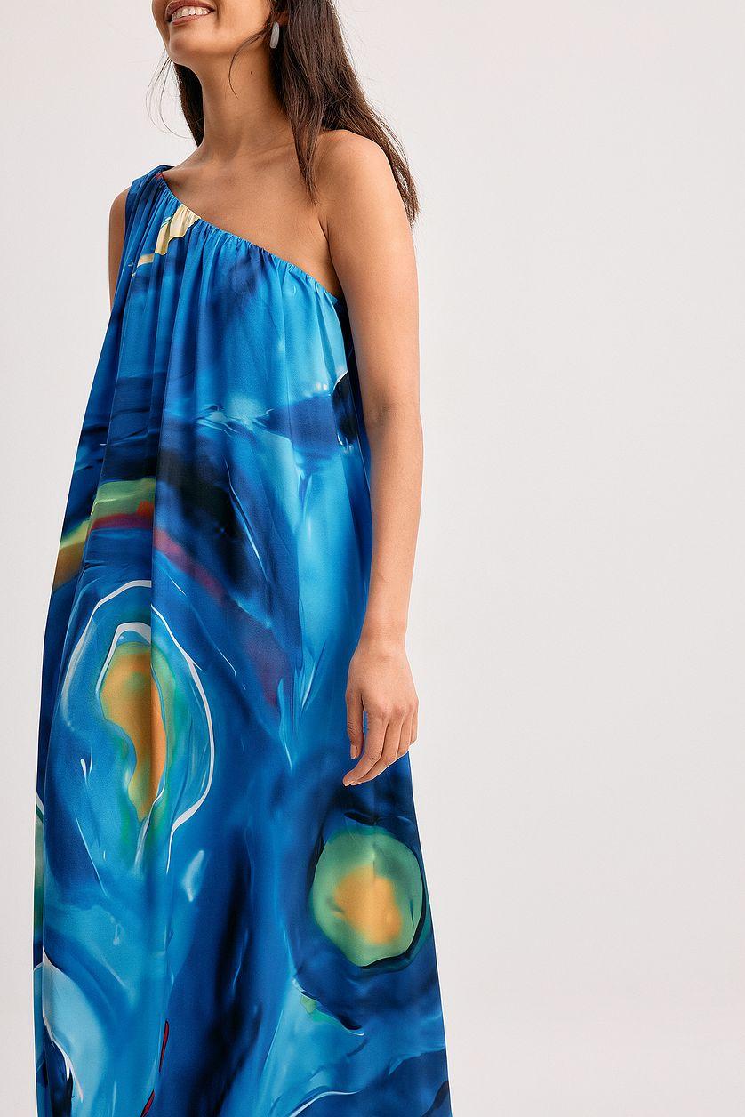 One Shoulder Maxi Dress Product Image