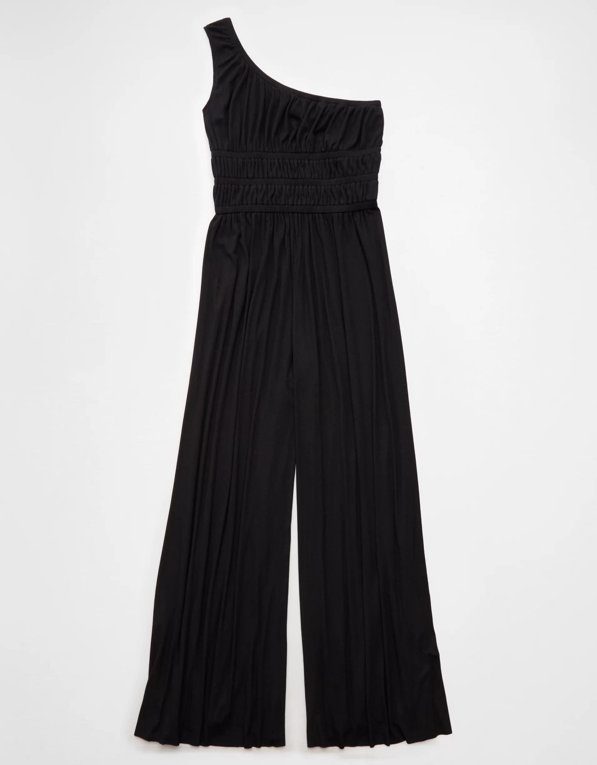 AE Knit One Shoulder Jumpsuit Product Image