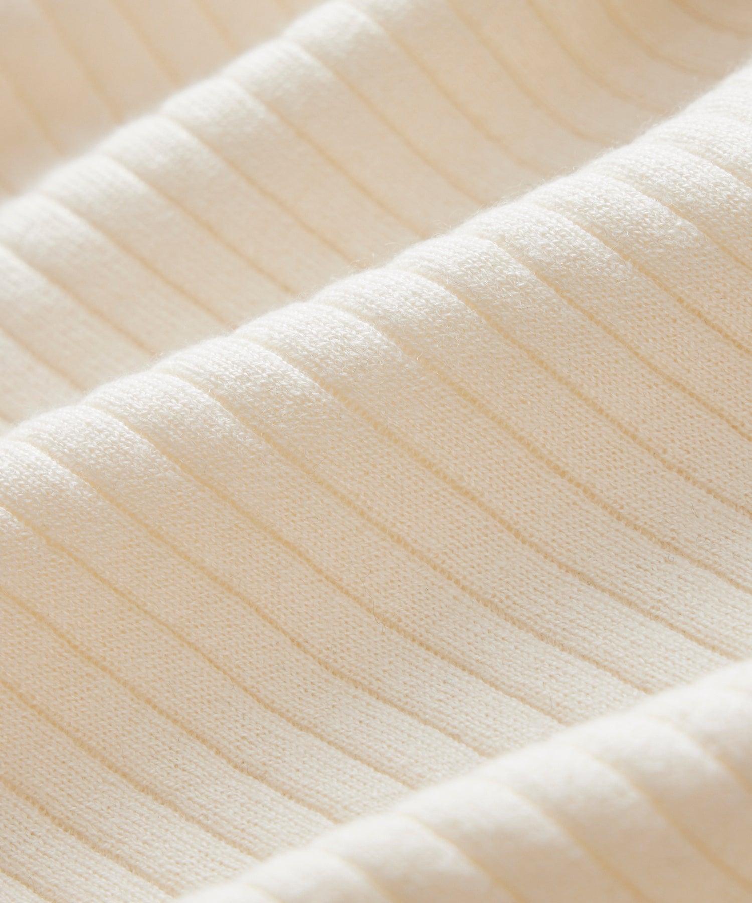 Silk-Cashmere Ribbed Montauk Sweater Polo Product Image