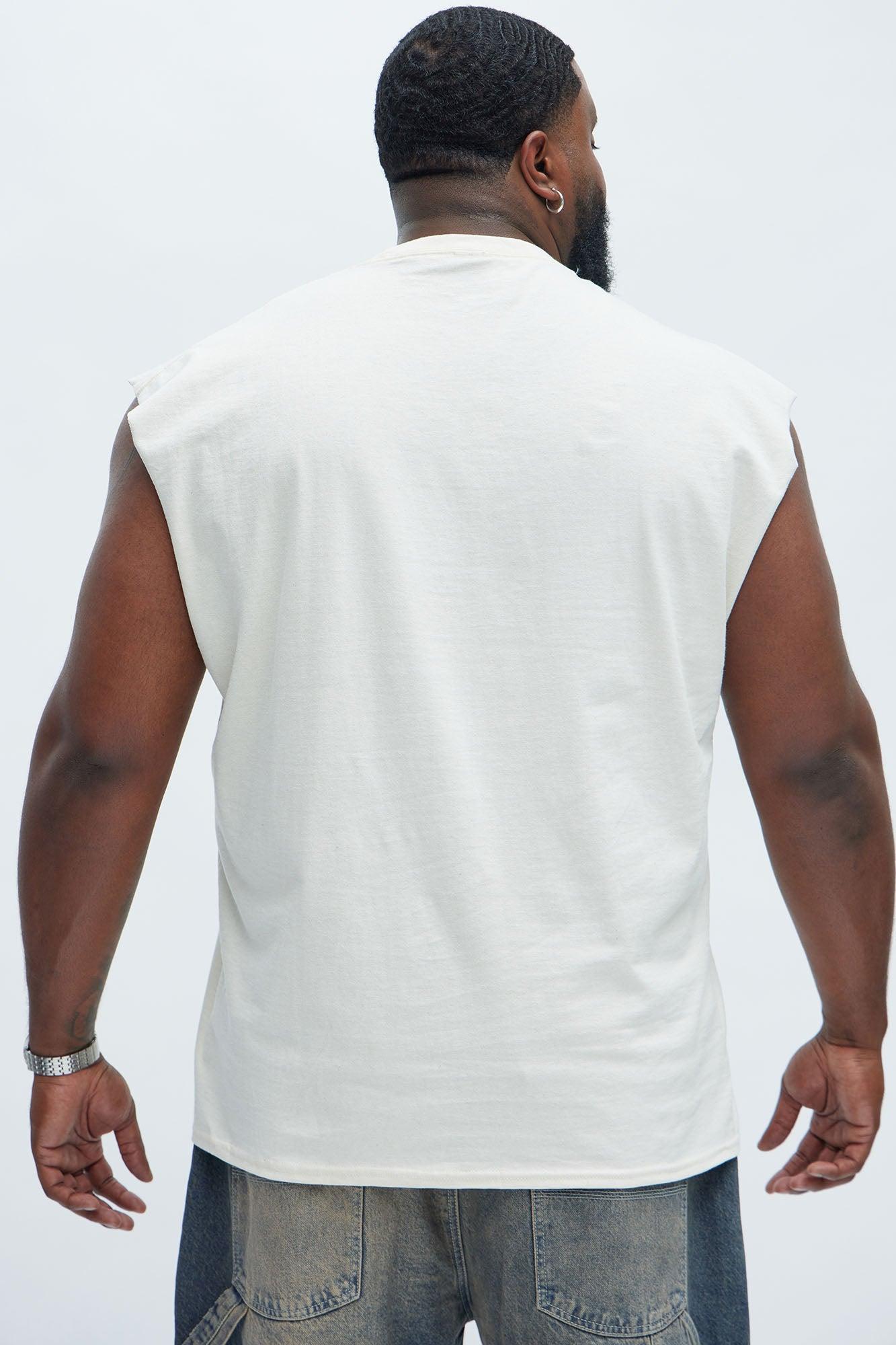 A Life Of Flora Sleeveless Tee - Tan Product Image