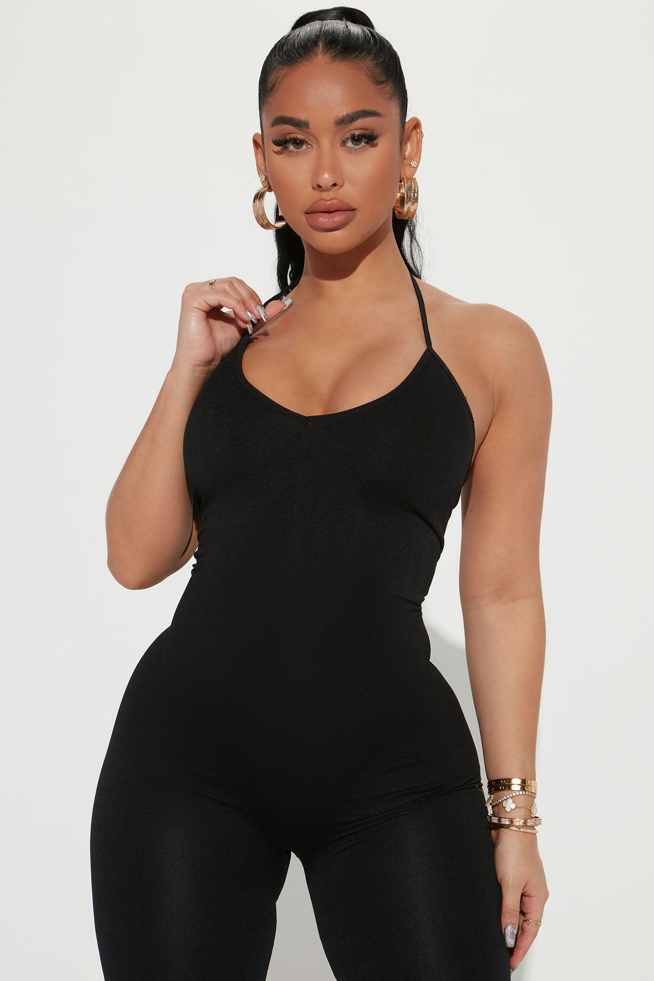 Kimora Seamless Jumpsuit - Black Product Image