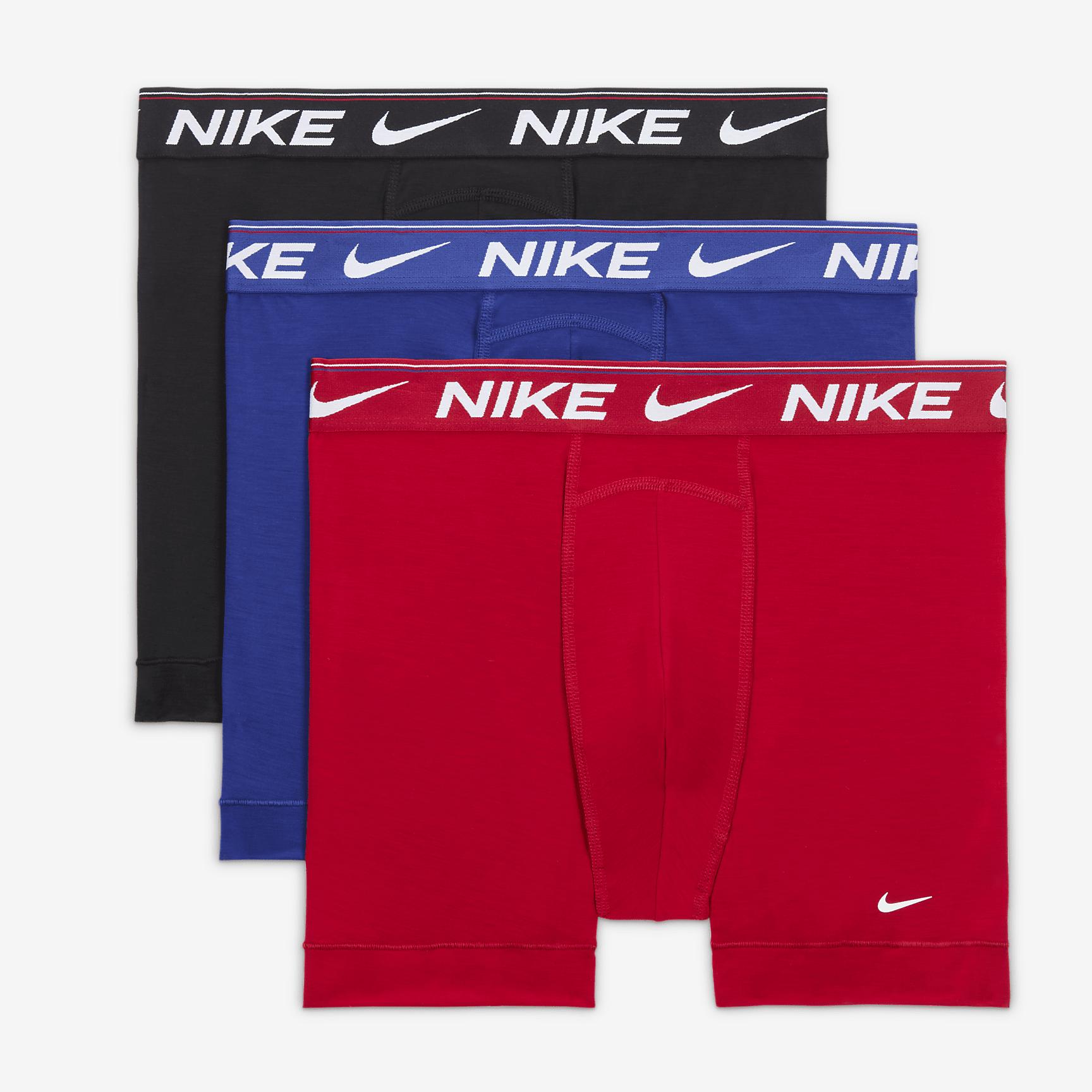 Nike Mens Dri-FIT Ultra Comfort Boxer Briefs (3-Pack) | KE1257-612 Product Image