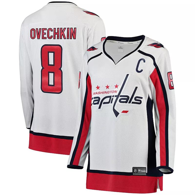 Women's Fanatics Alexander Ovechkin White Washington Capitals Breakaway Player Jersey,  Product Image
