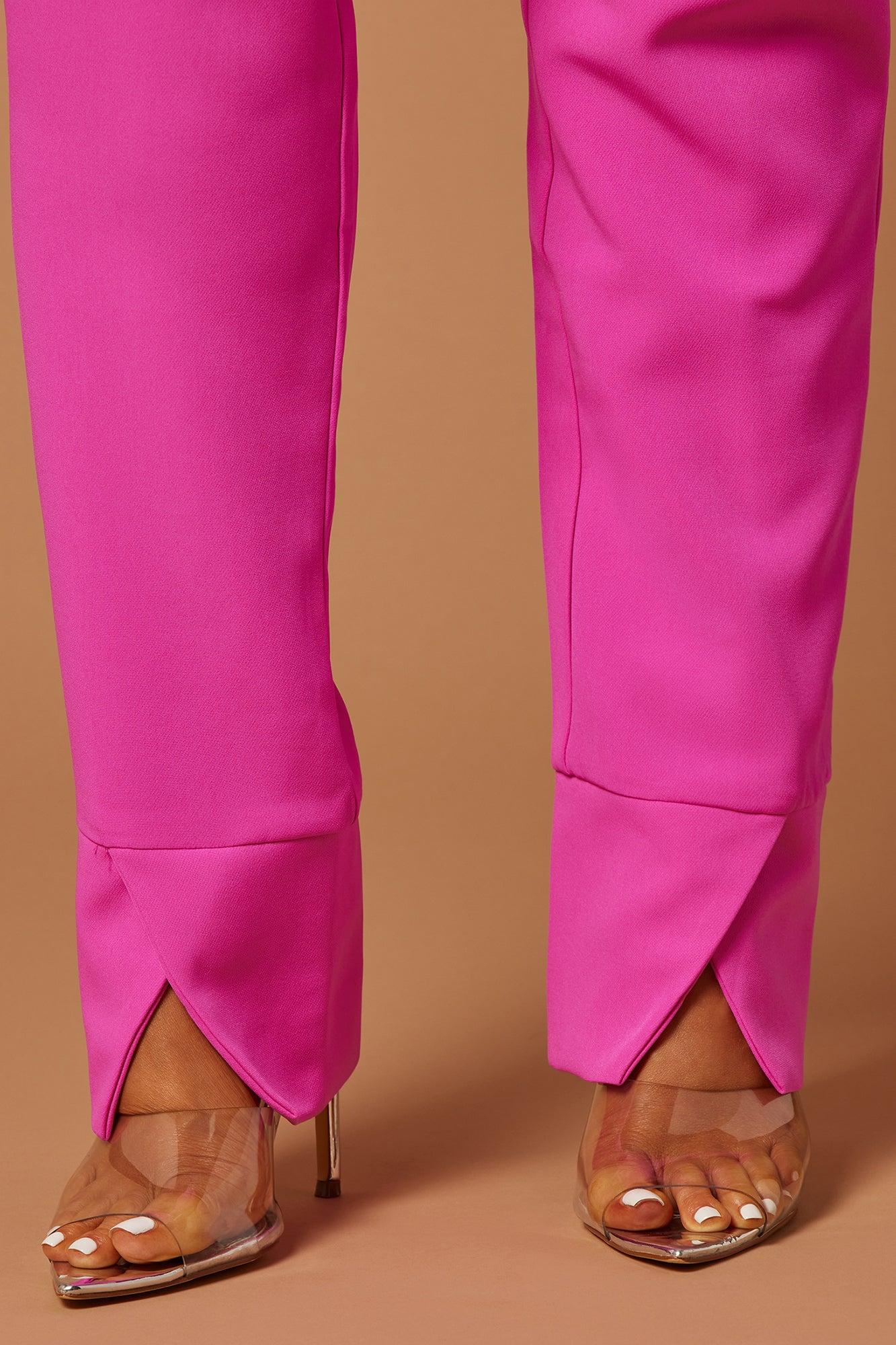 Athena High Rise Pant - Pink Product Image