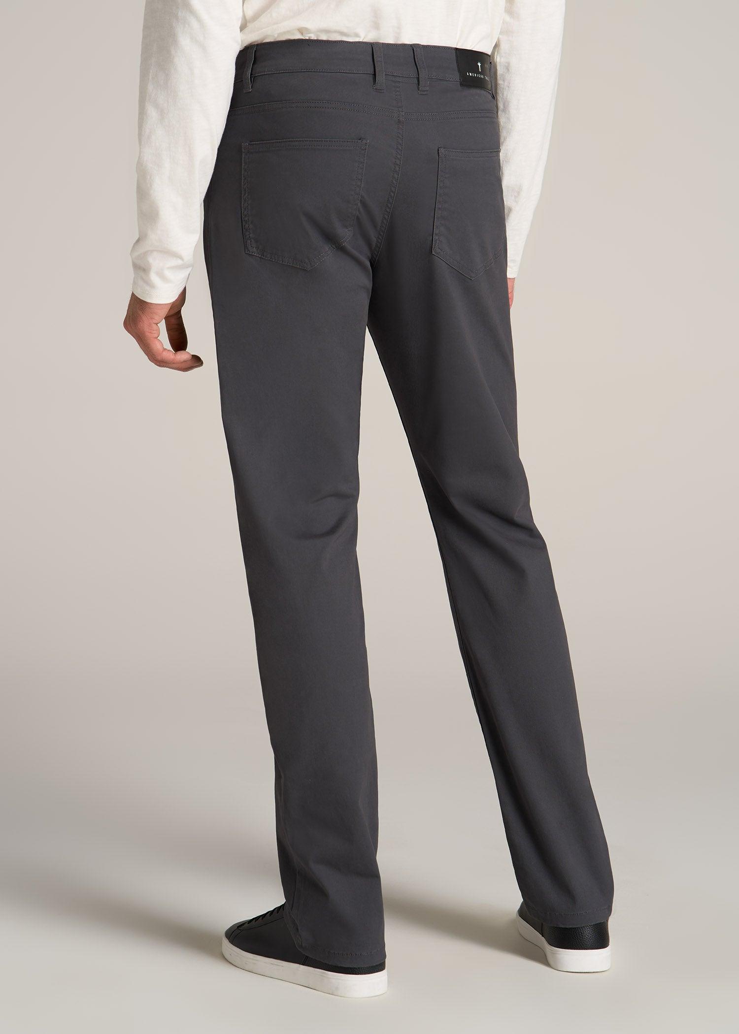 J1 STRAIGHT Leg Five-Pocket Pants for Tall Men in Iron Grey Male Product Image