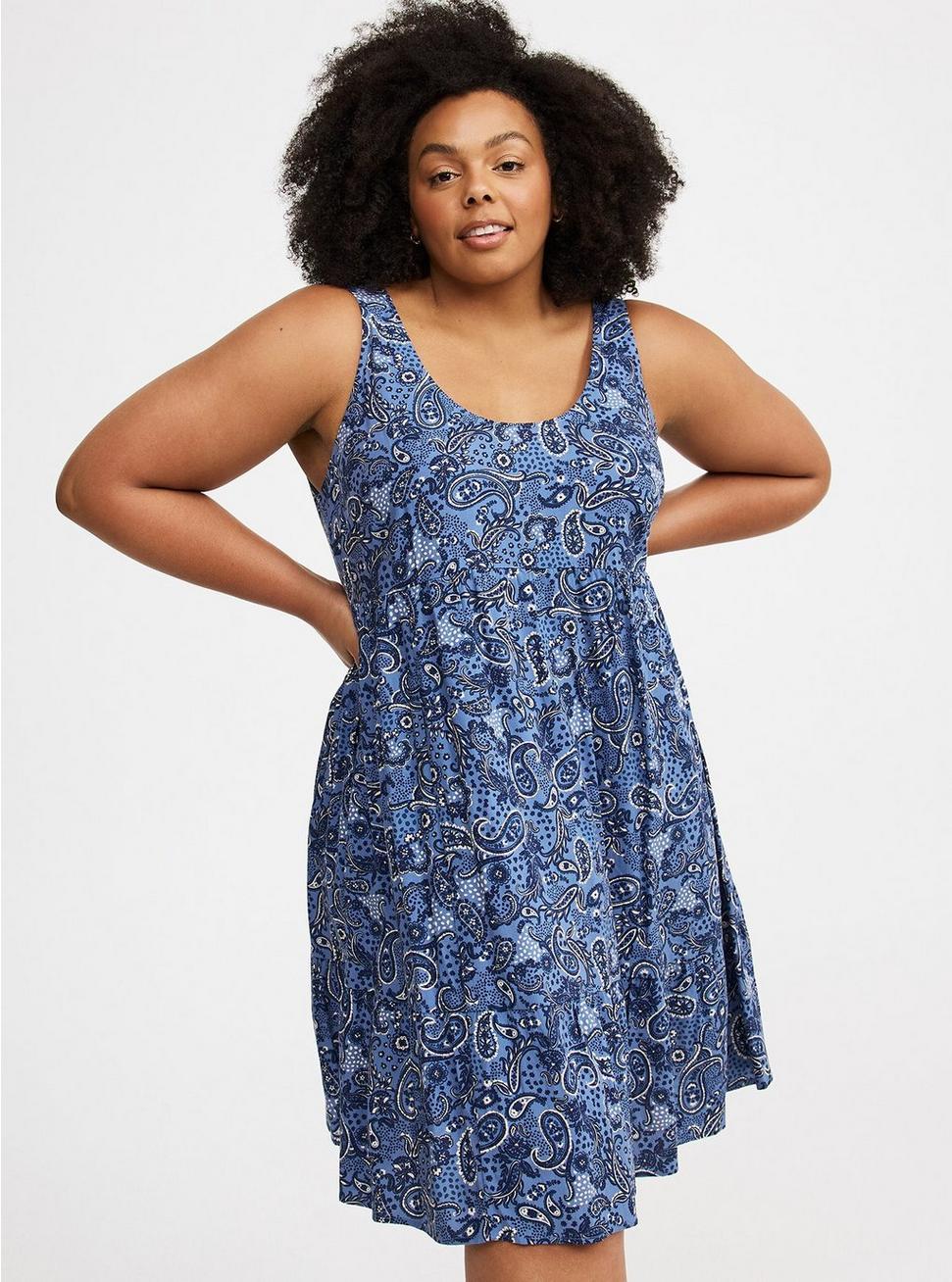 Tiered Tank Mini Dress Product Image