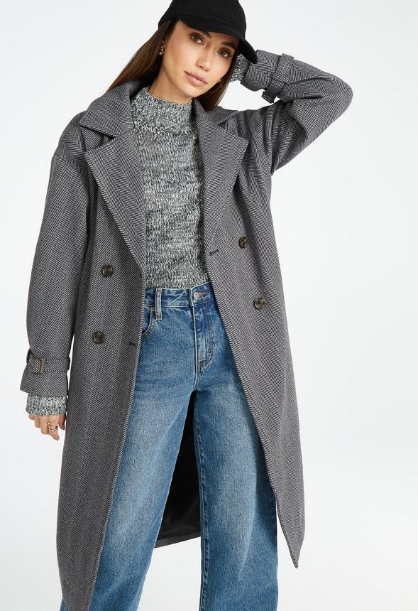 JustFab Margaux Platform Loafer Pump Womens Black/ White Size 8.5 Product Image