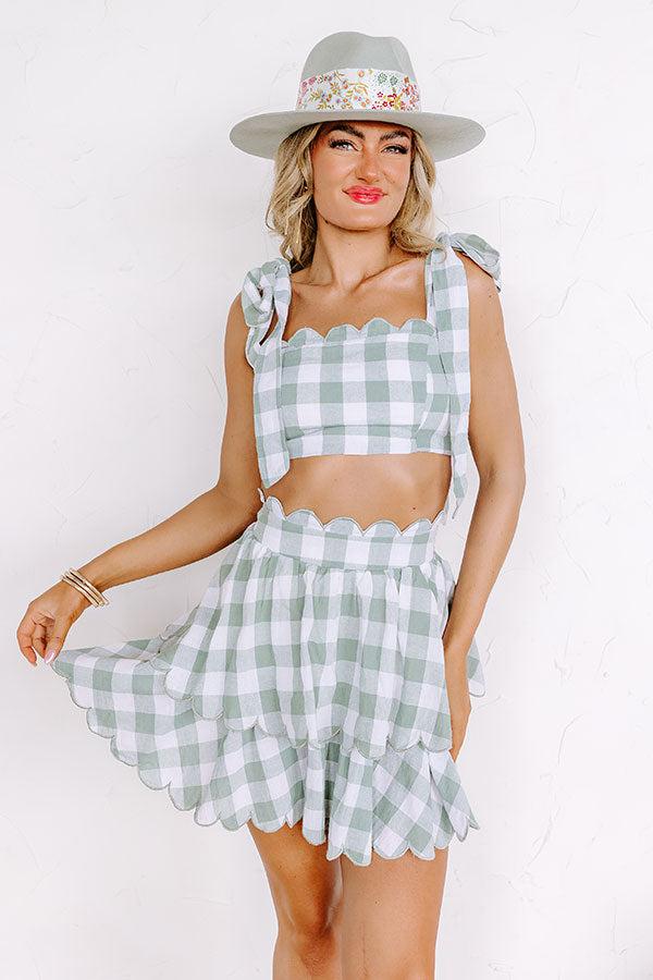 Only Good Karma Skirt In Pear Product Image