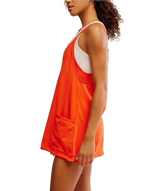 Free People FP Movement Hot Shot Scoop Neck Sleeveless Patch Pocket Mini Dress Product Image