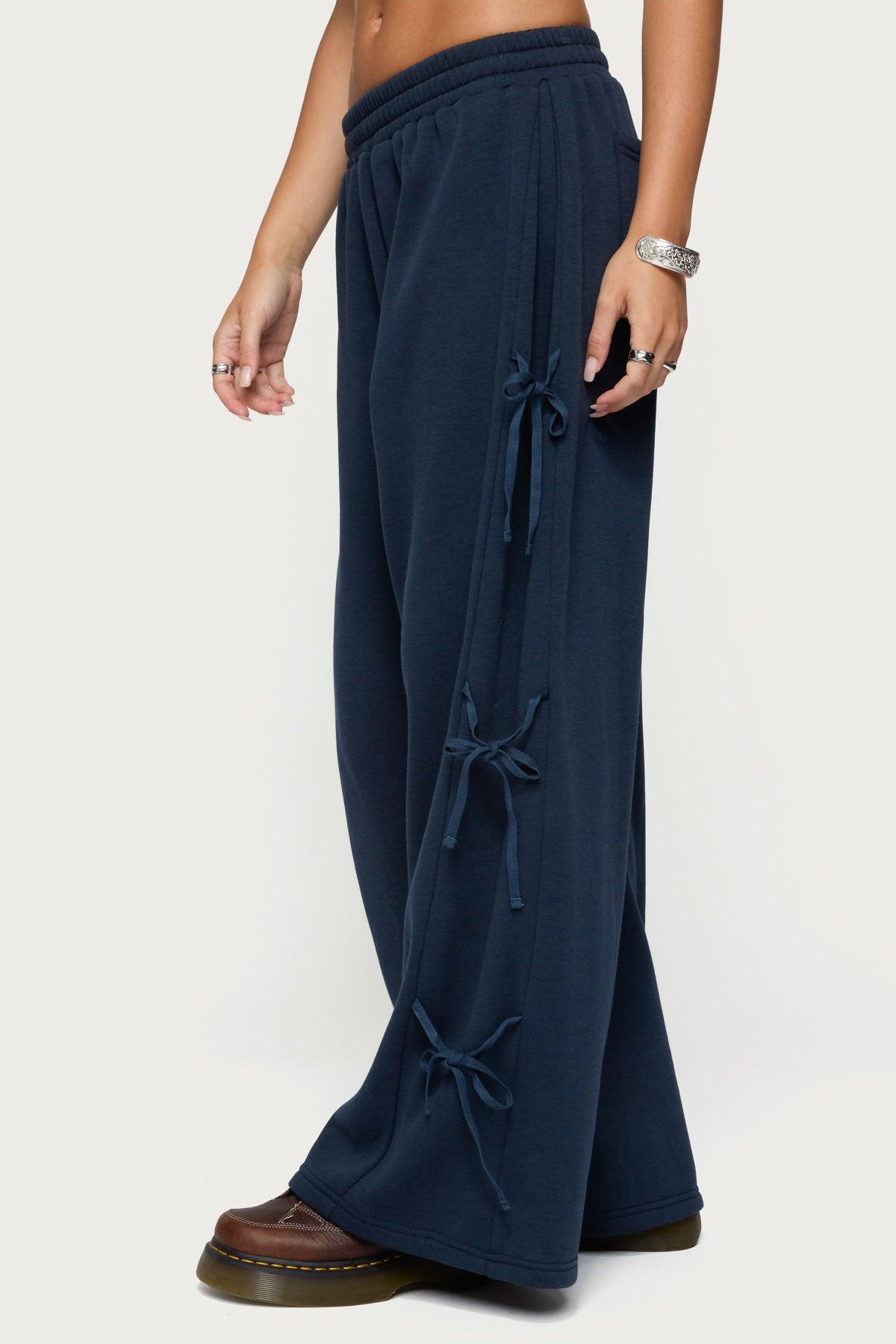 Claudette Baggy Ribbon Sweatpants Product Image