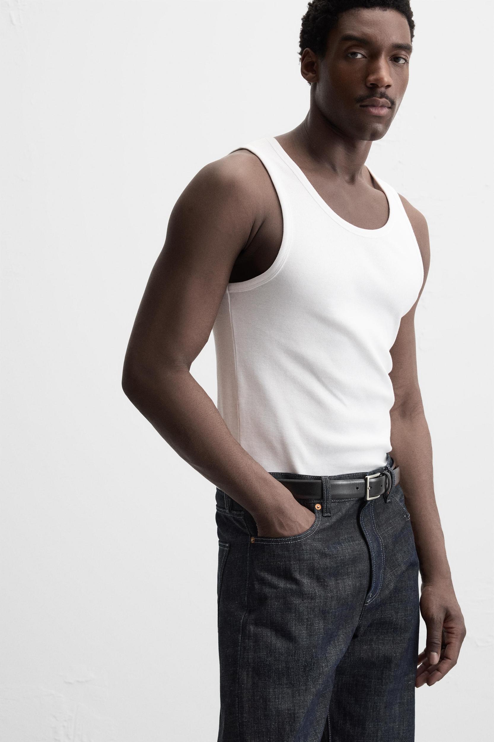 BASIC RIBBED TANK TOP Product Image