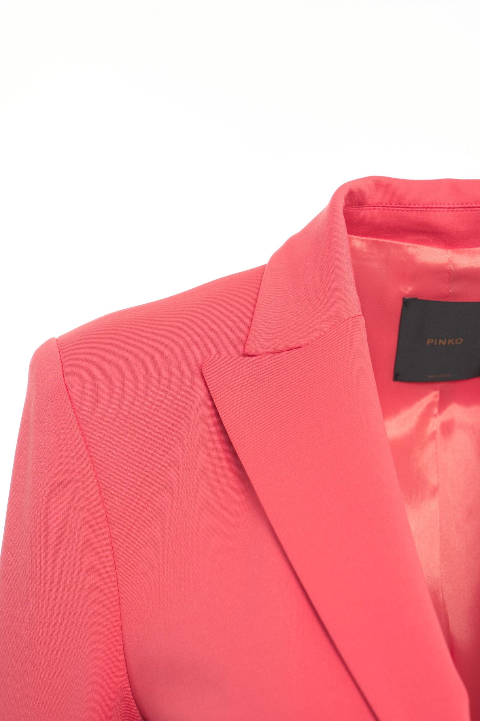 Single-breasted blazer in scuba Product Image