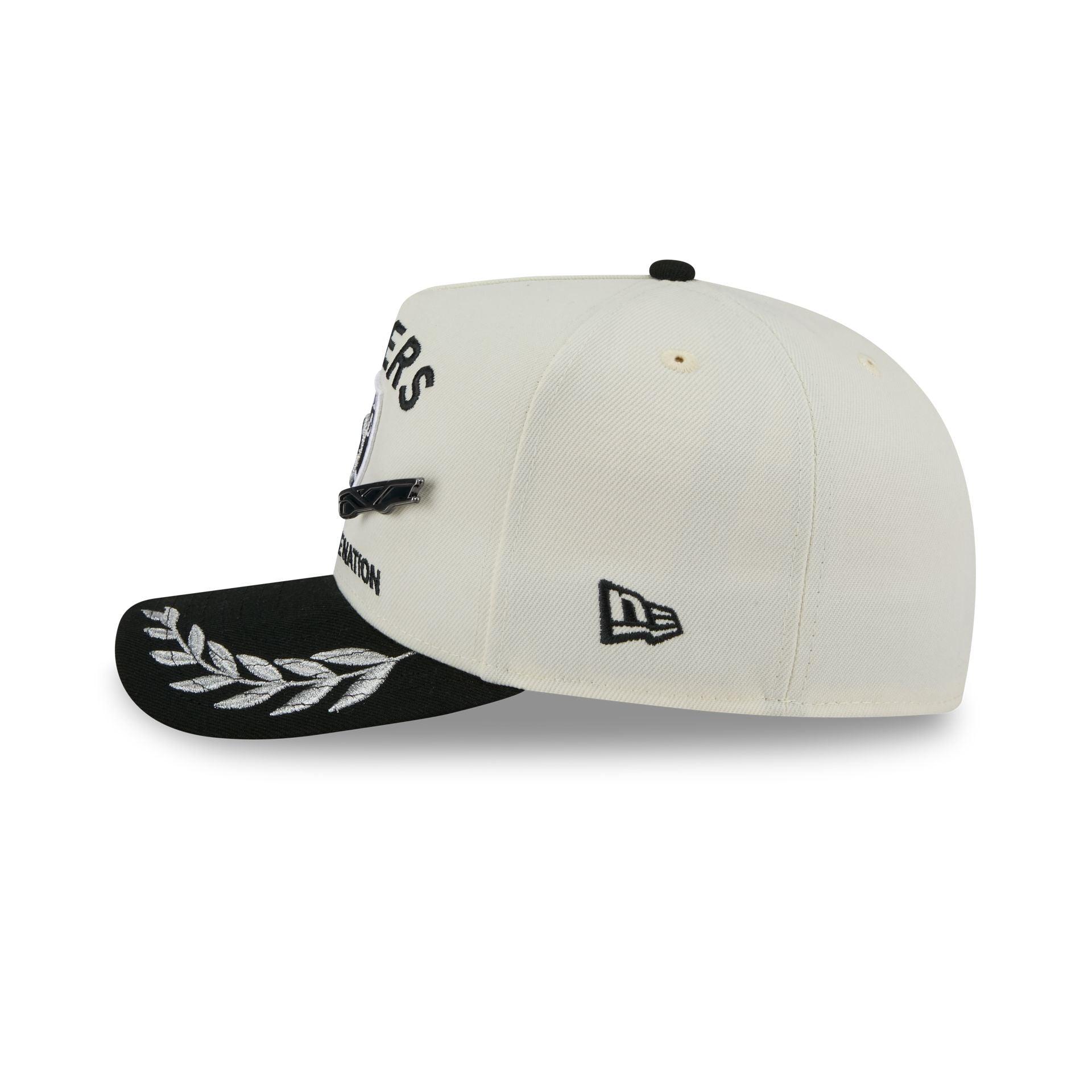 Las Vegas Raiders 2025 Draft Chrome White 59FIFTY A-Frame Fitted Hat Male Product Image