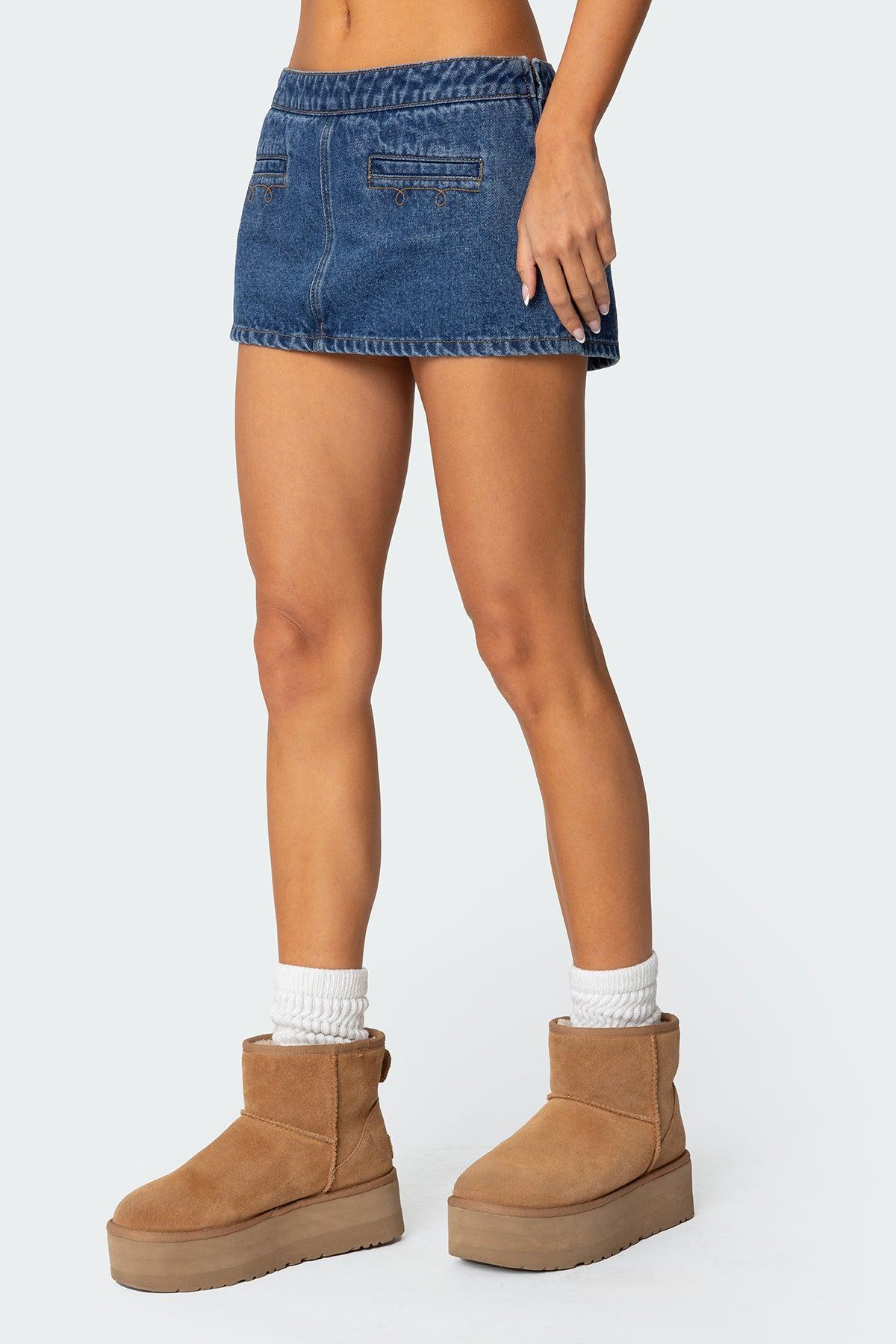 Anita Denim Mini Skort Product Image