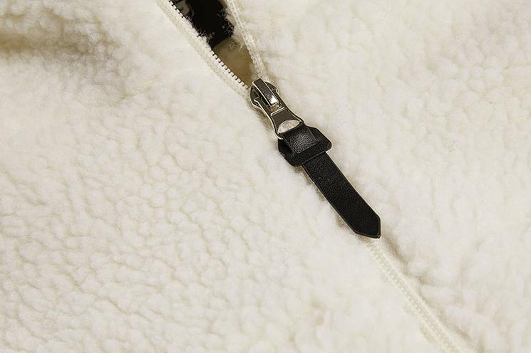 No. 3562 WOOLEN FLEECE ZIP-UP HOODED JK Product Image