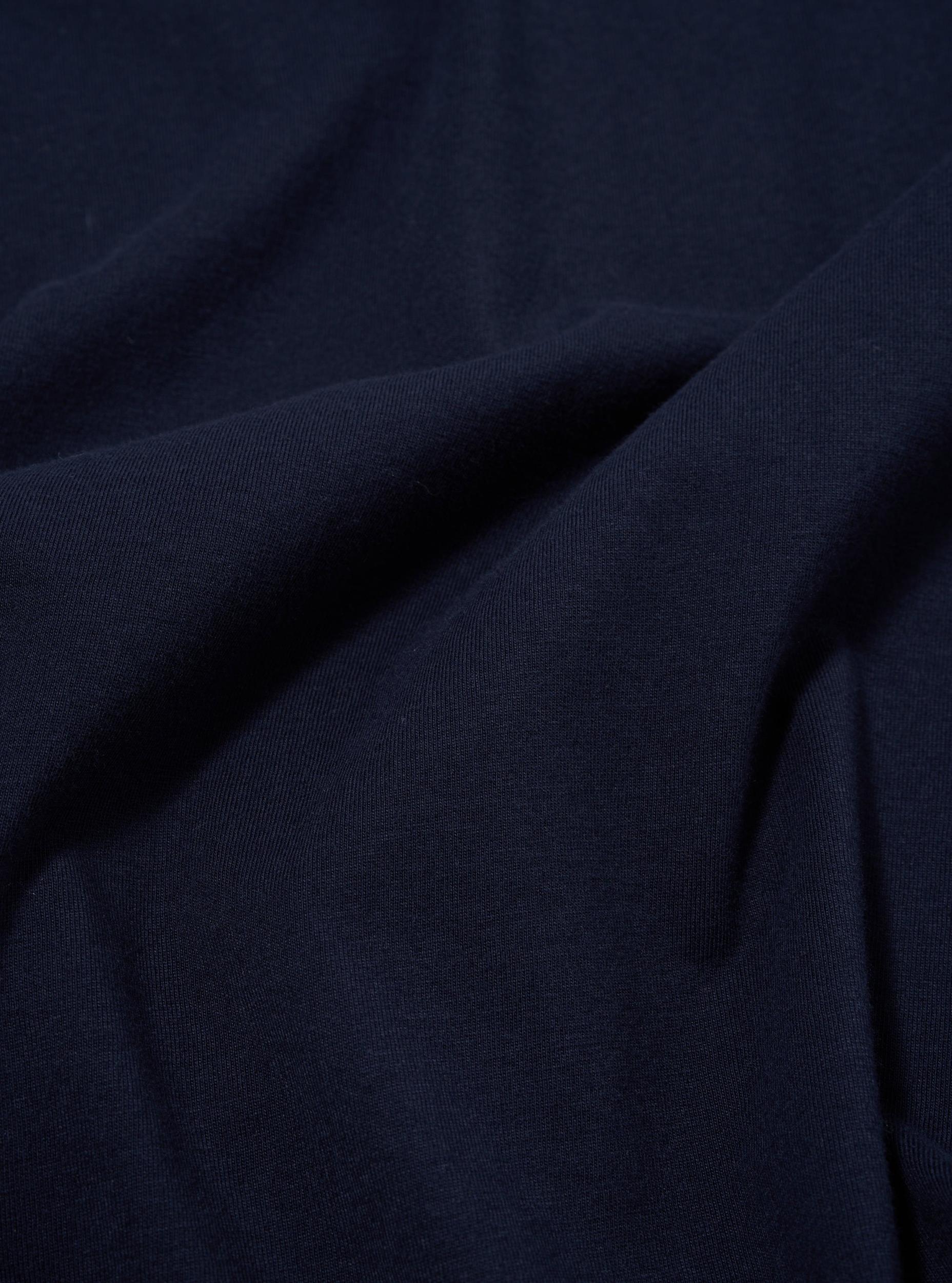 Bright Navy Organic Jersey Print Pocket Tee Product Image