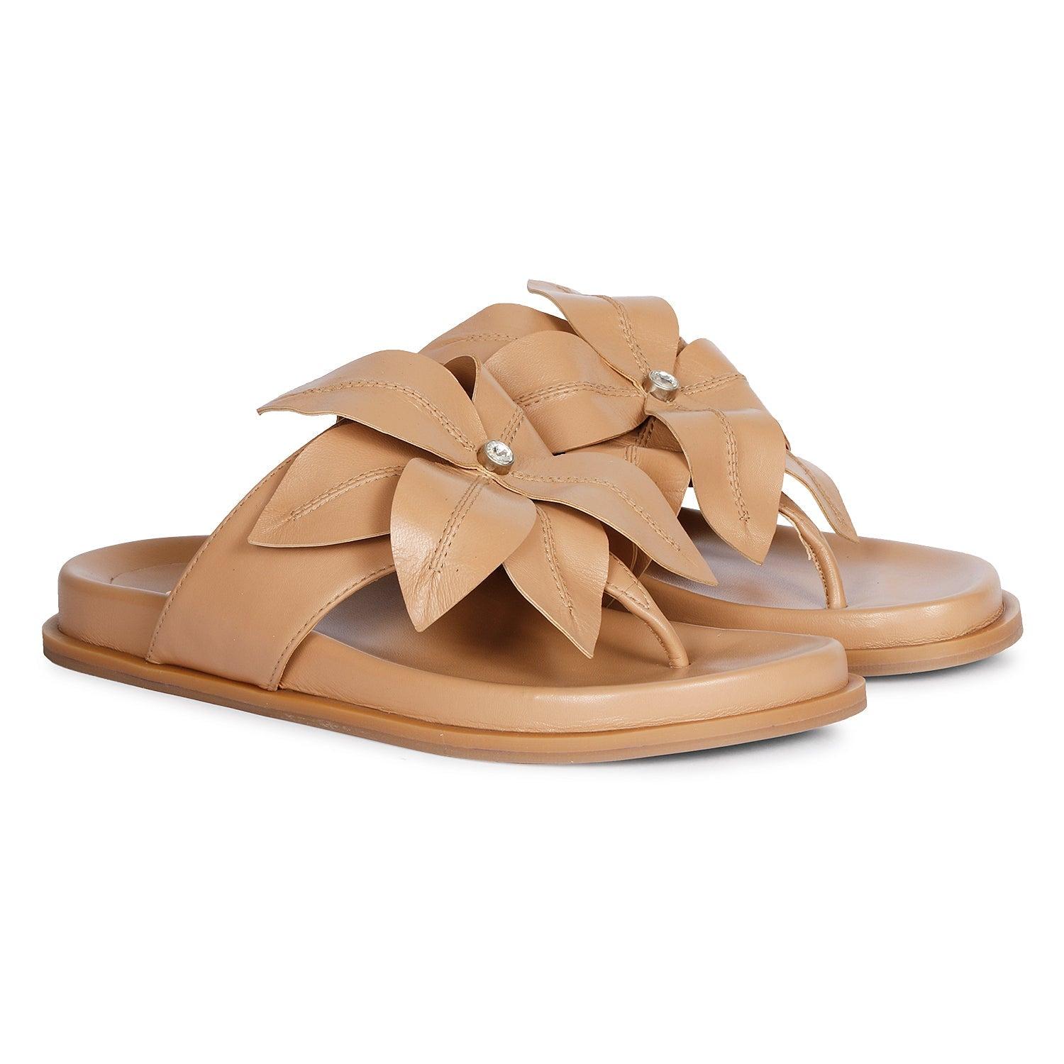 Claudia Nude Sandals Product Image