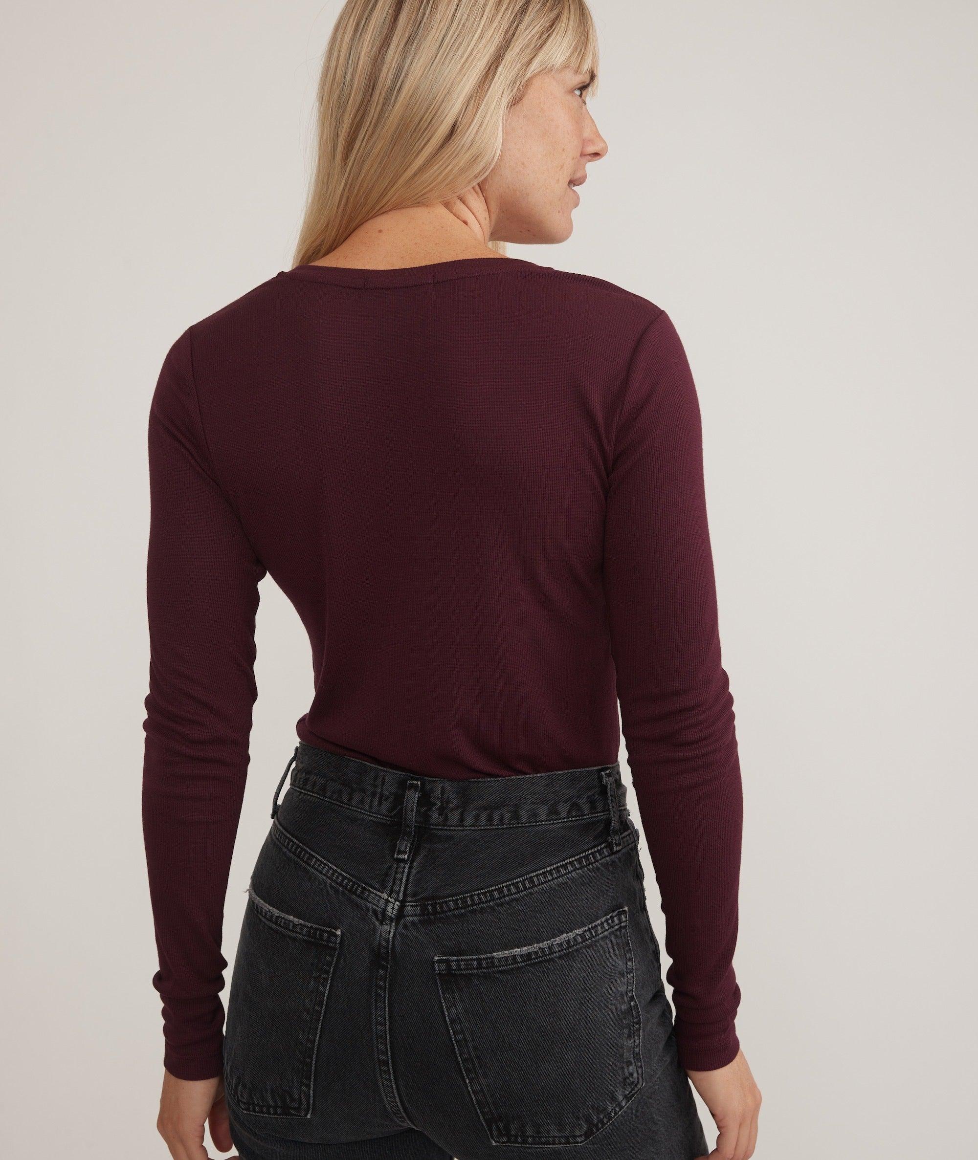 Lexi Rib Henley Product Image