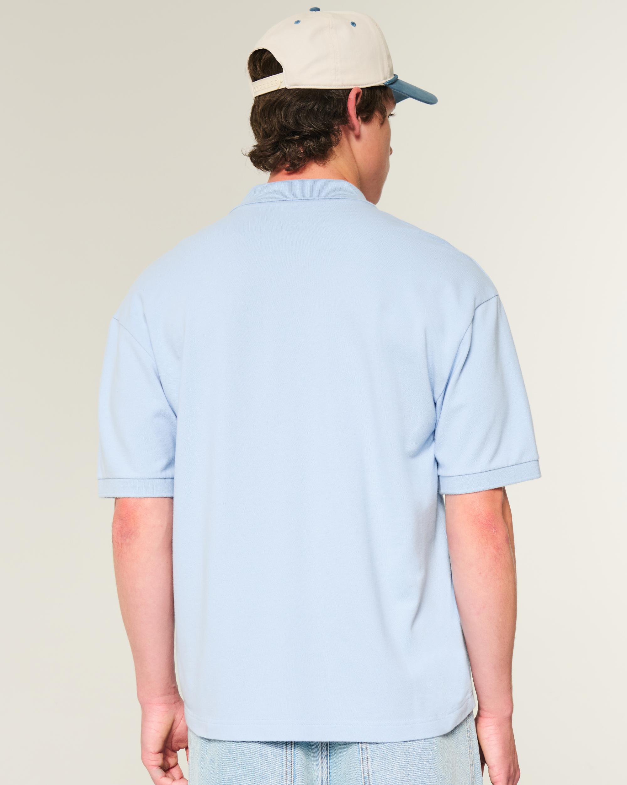 Boxy Crop Polo Product Image