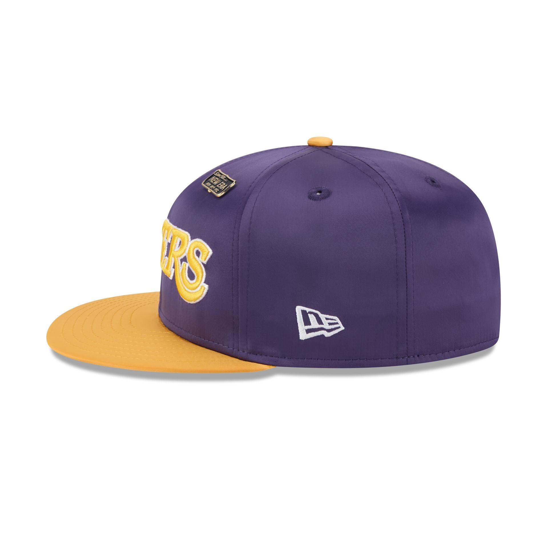 Los Angeles Lakers Spring Satin 59FIFTY Fitted Hat Male Product Image