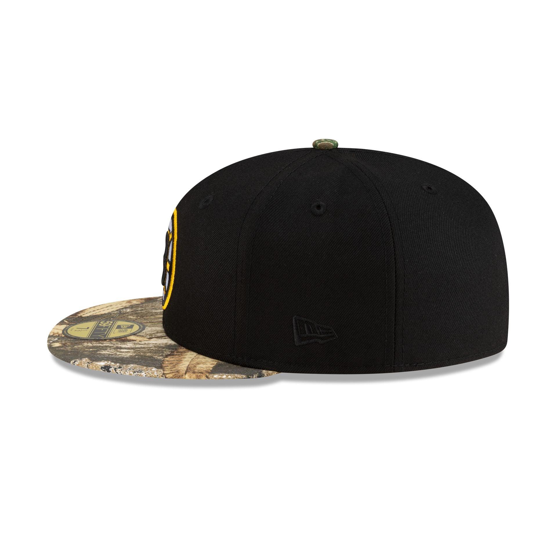 Boston Bruins Realtree Visor 59FIFTY Fitted Hat Male Product Image