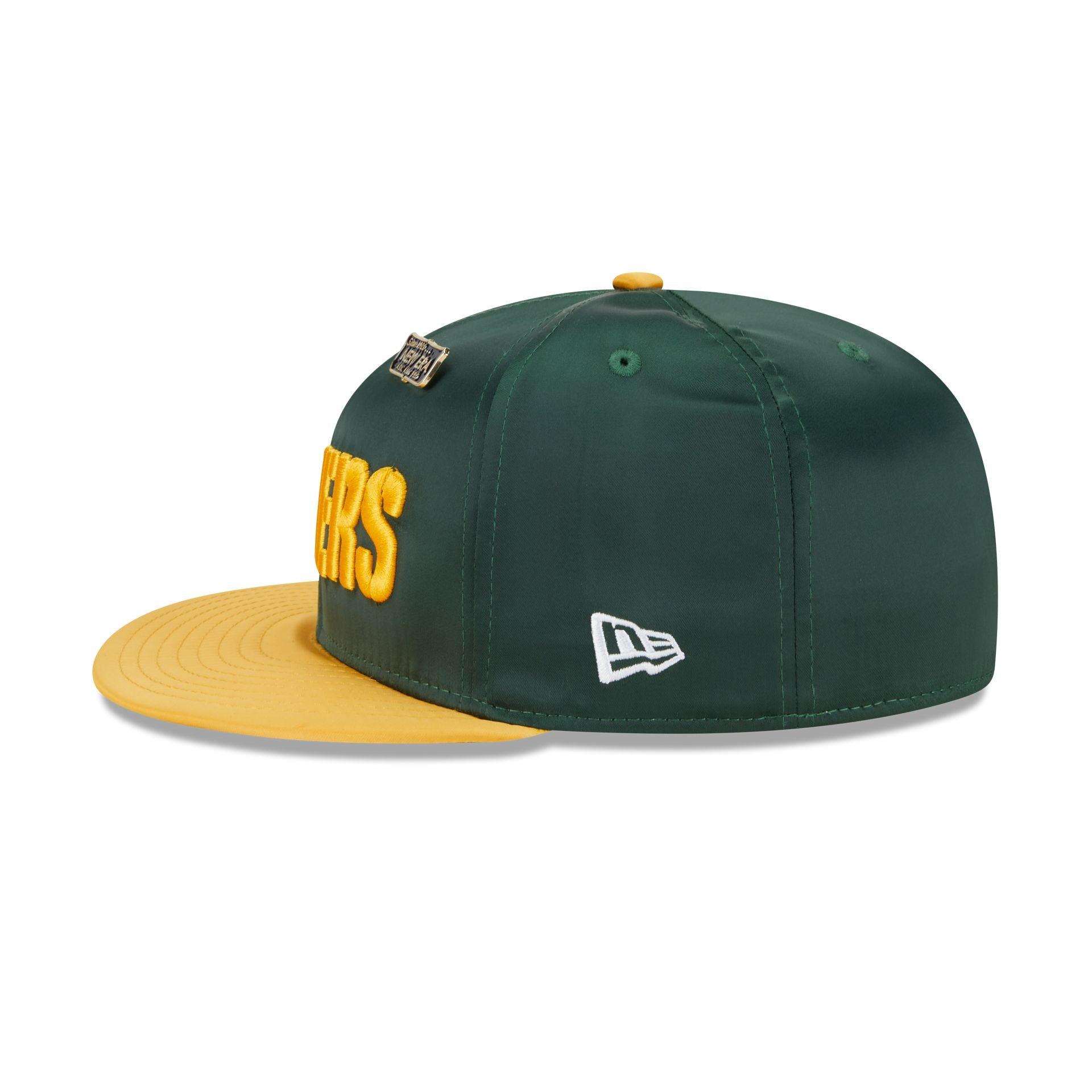 Green Bay Packers Spring Satin 59FIFTY Fitted Hat Male Product Image