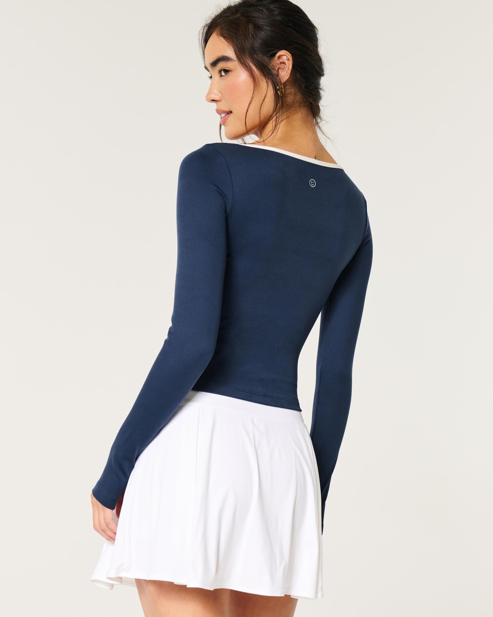 Gilly Hicks Active Recharge Under-Bust Long-Sleeve Top Product Image