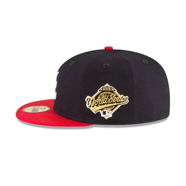 Cleveland Guardians Metallic Gold Logo 59FIFTY Fitted Hat Male Product Image